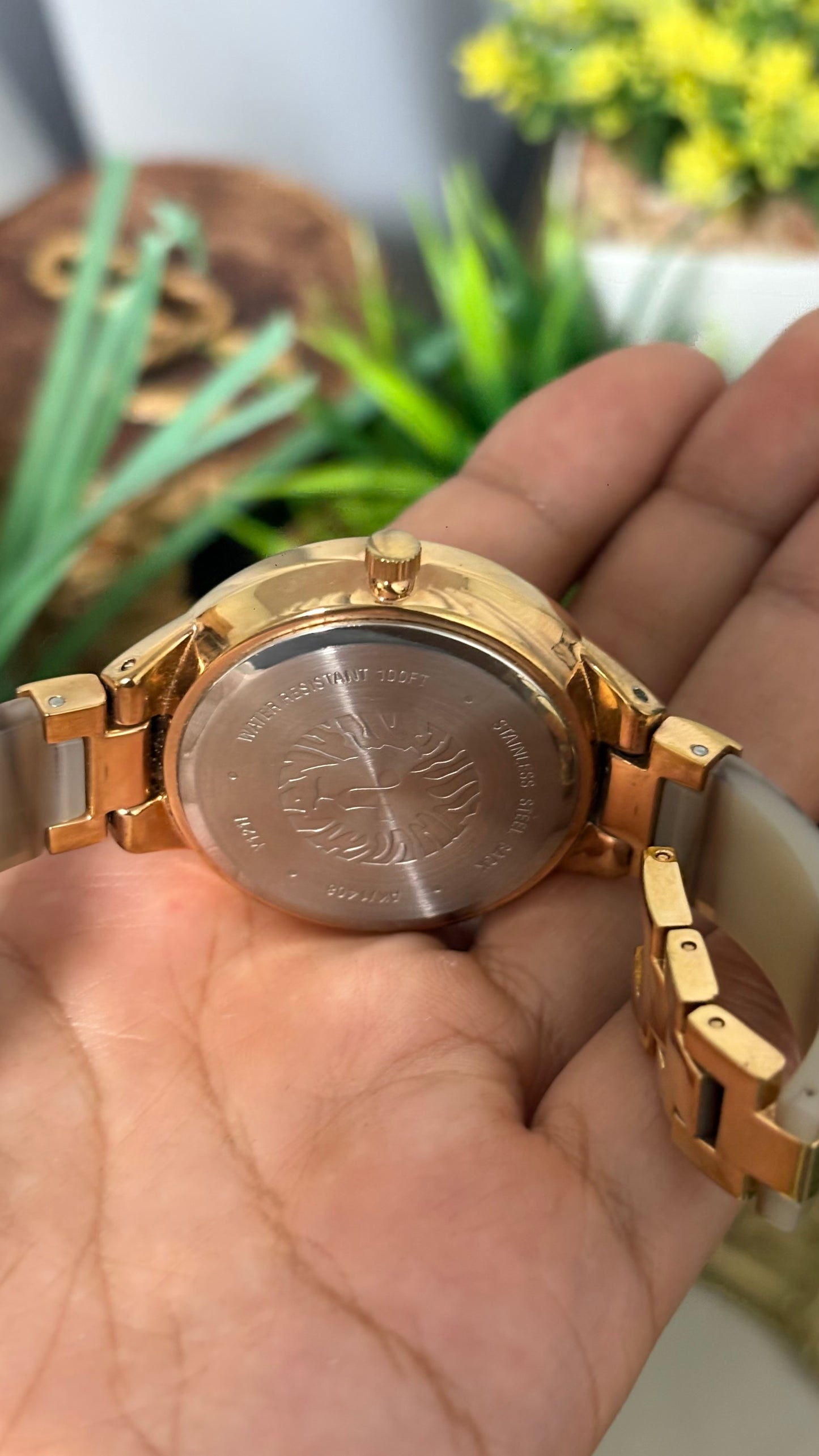 Vintage Anne Klein Watch in Rose Gold Tone