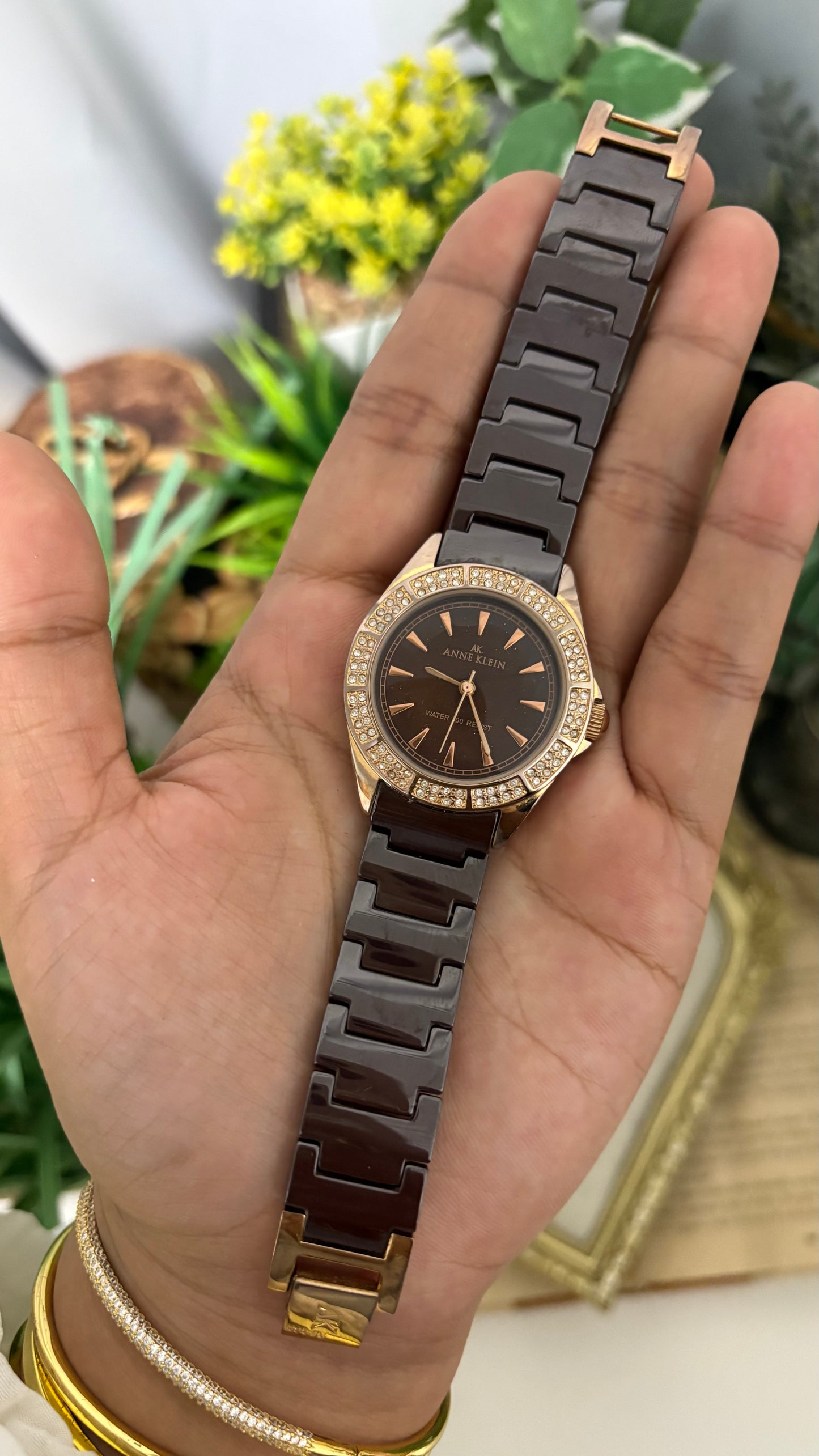 Vintage Anne Klein Watch in Rose Gold Tone