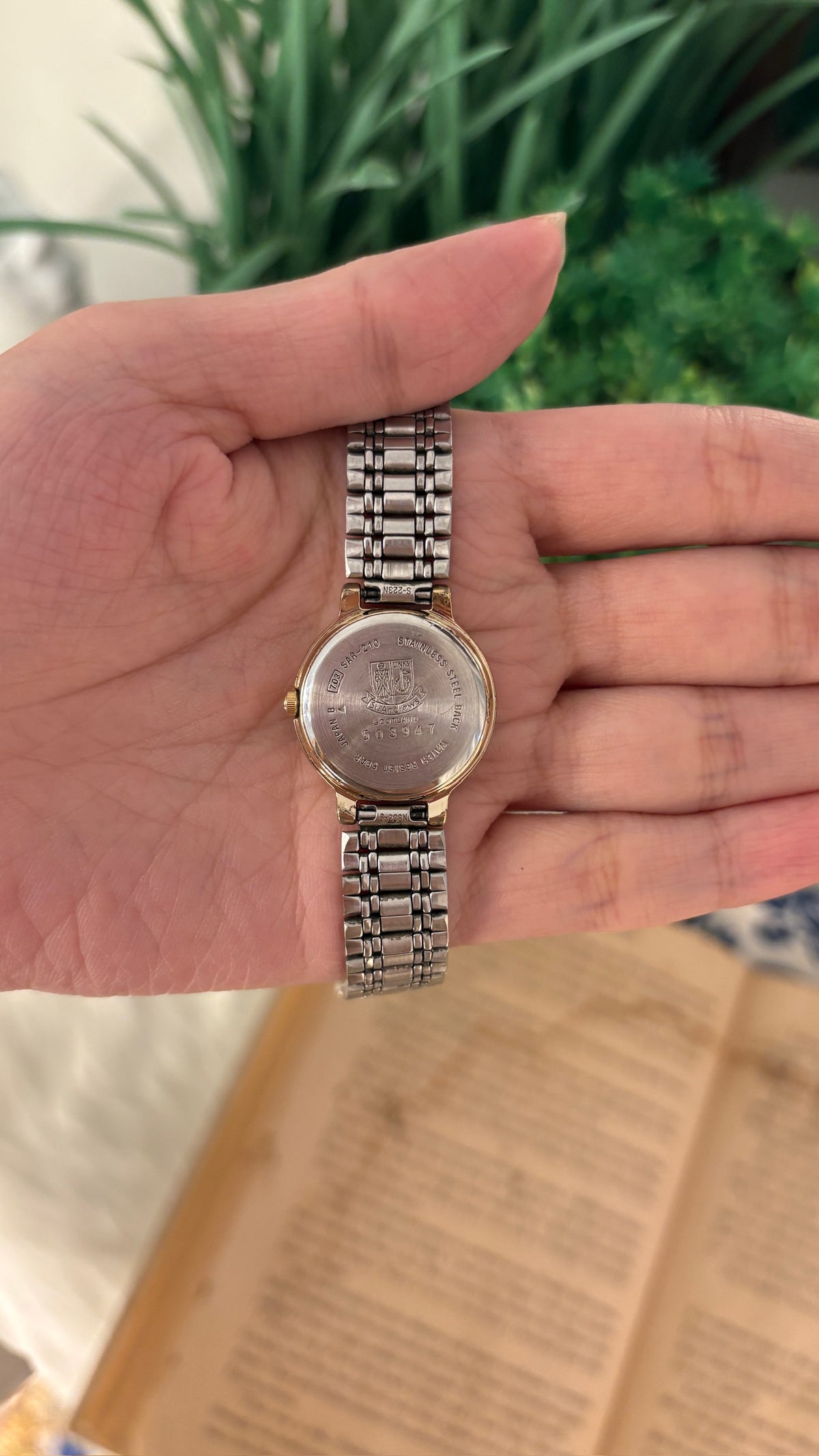 Rare Vintage St Andrews Scotland Watch in Two-Tone Quartz