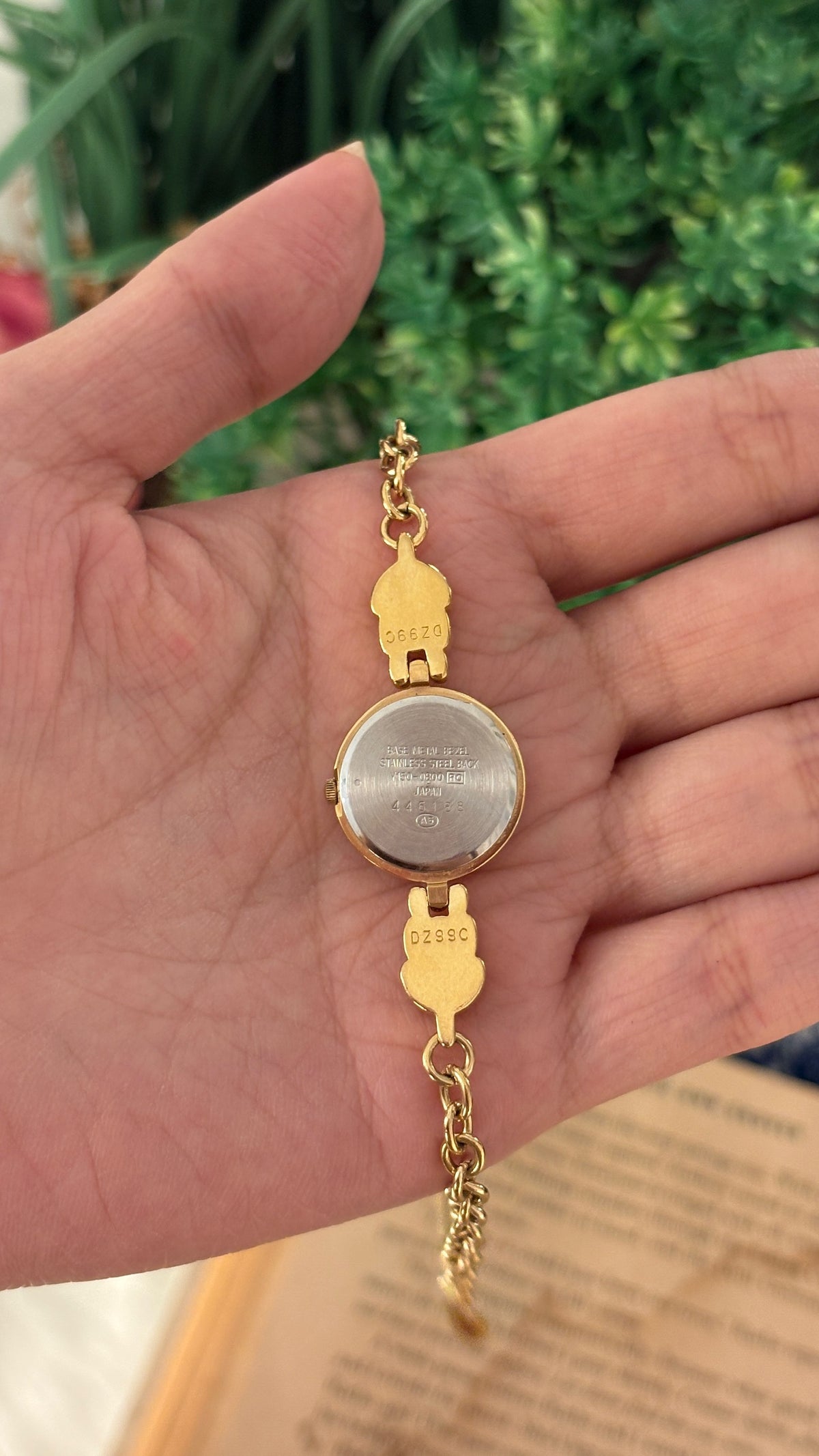 Rare Vintage Alba Seiko Tulip Bracelet Watch in Gold Tone Quartz