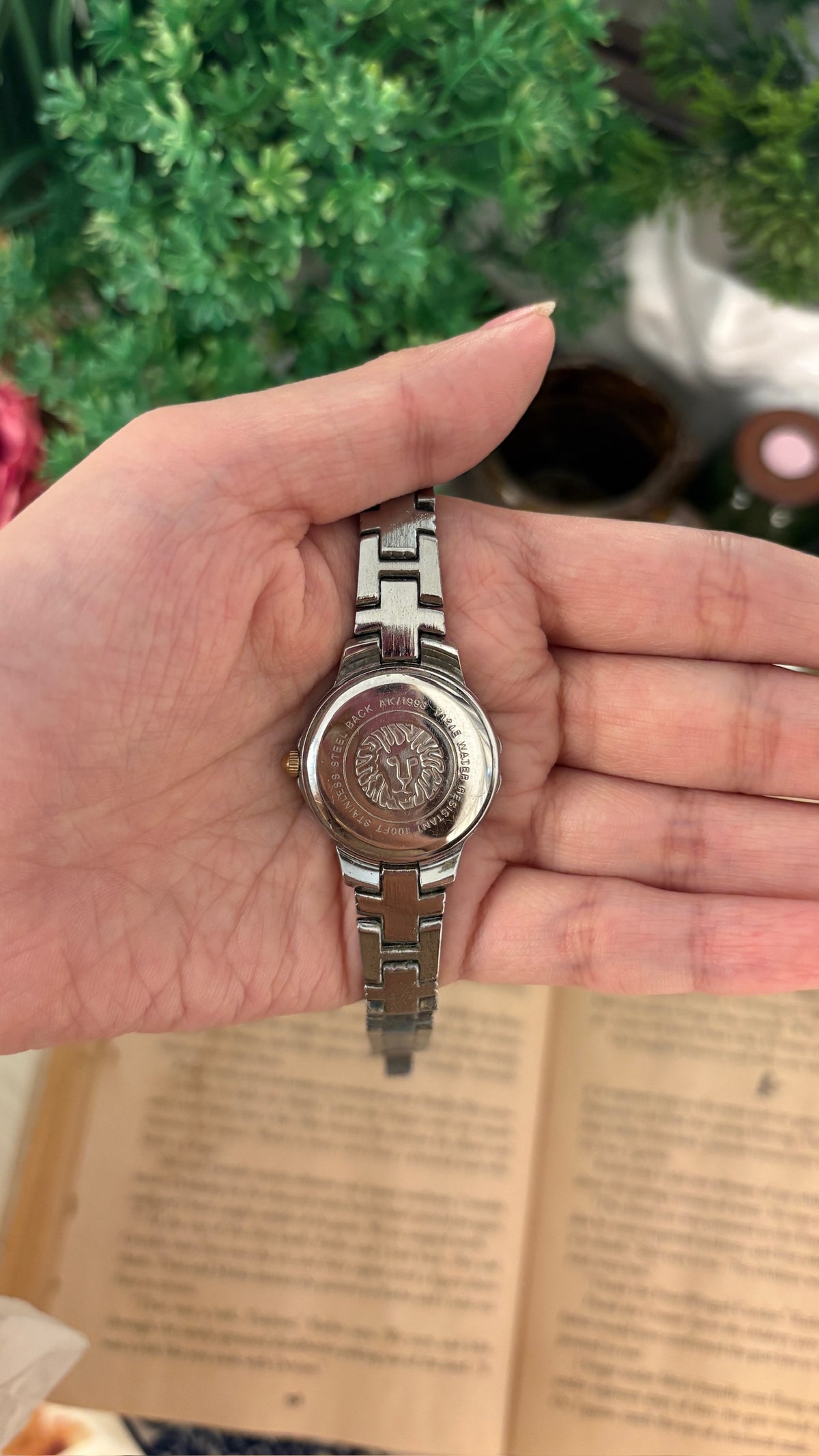 Vintage Anne Klein Gold Accent Classic Watch in Two-Tone Quartz