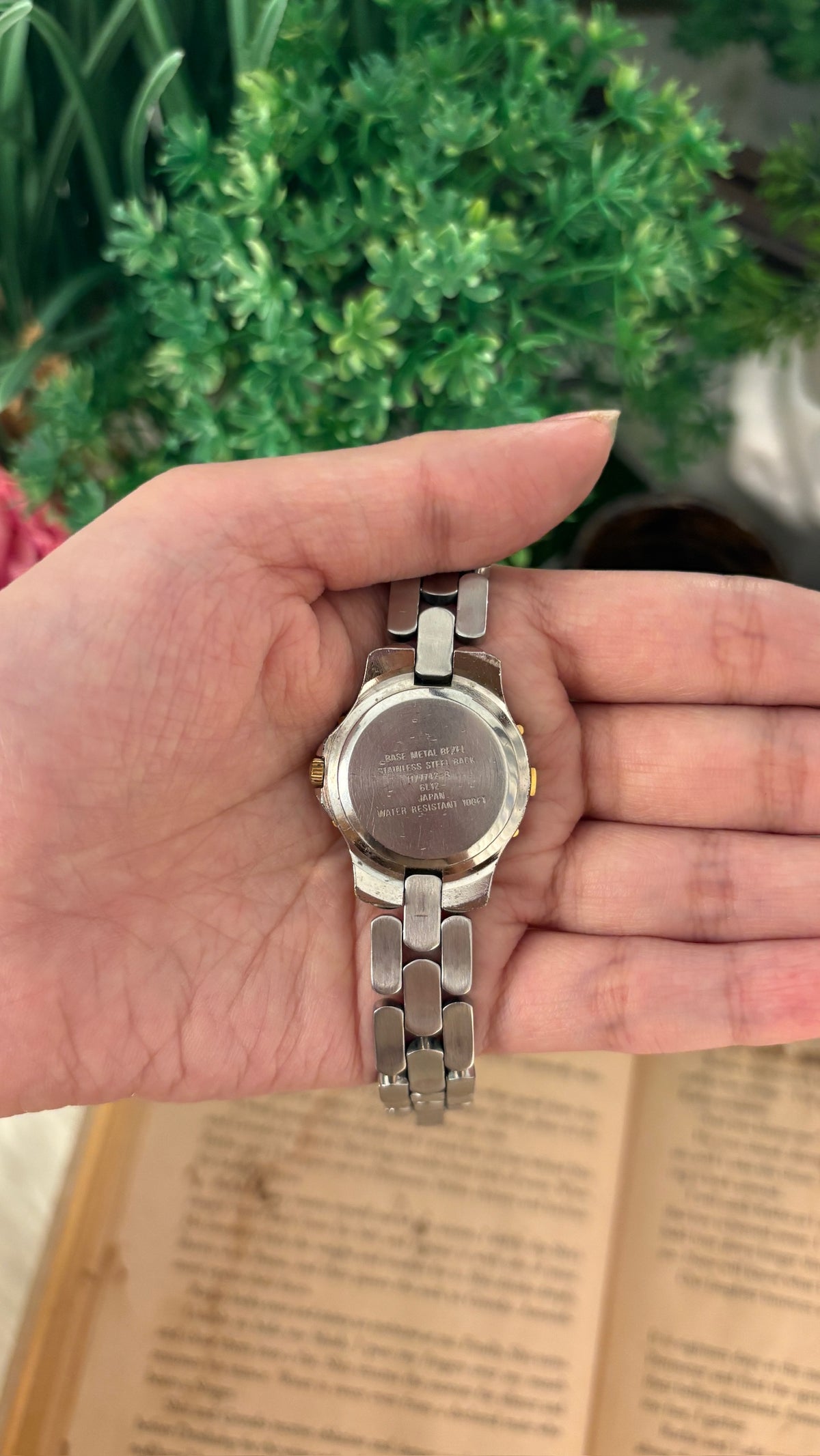 Vintage Anne Klein Sports Style Date Window Watch in Two-Tone Quartz