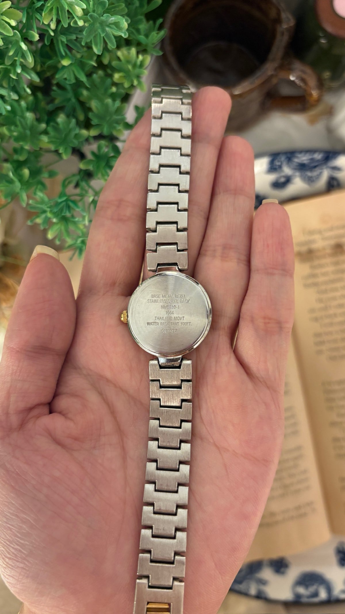 Rare Vintage Anne Klein II Sunray Dial Watch in Two-Tone Quartz