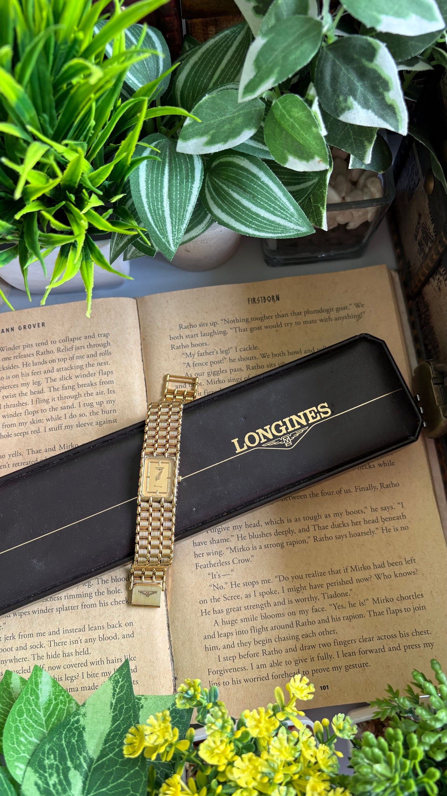 Vintage Longines Gold-filled Dress Watch in Gold Tone Textured Dial with Original Box
