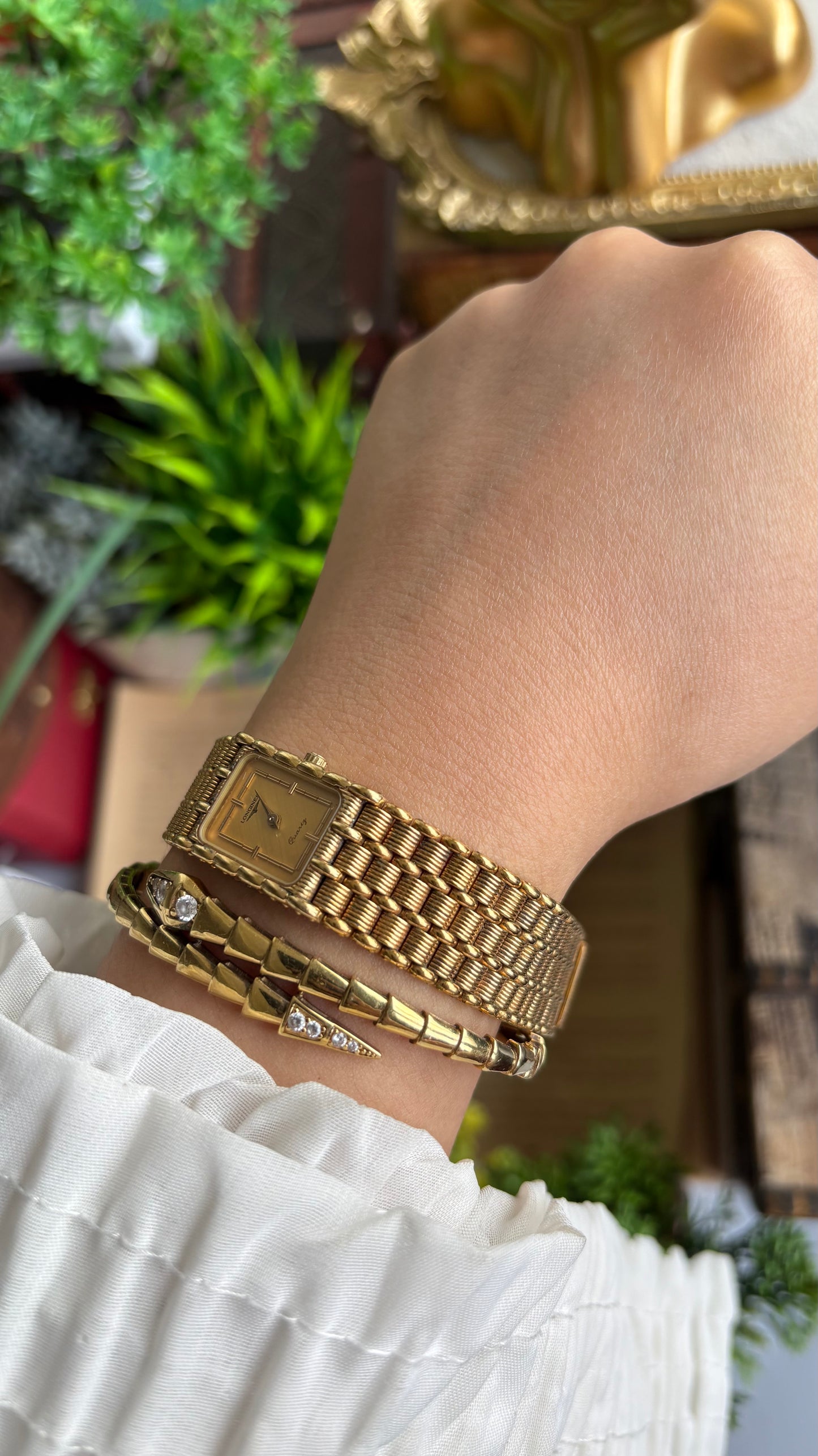 Vintage Longines Gold-filled Dress Watch in Gold Tone Textured Dial with Original Box