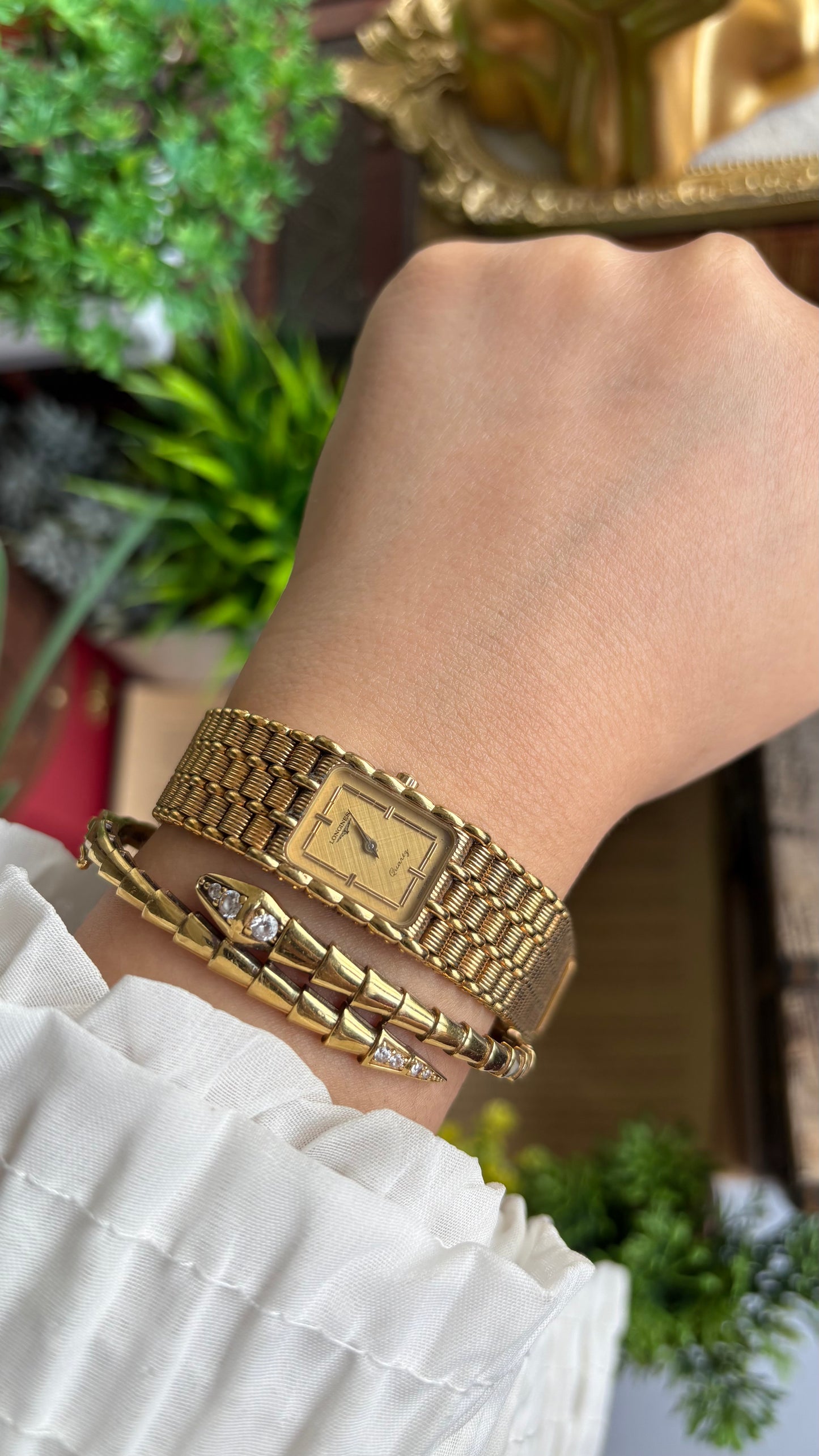 Vintage Longines Gold-filled Dress Watch in Gold Tone Textured Dial with Original Box
