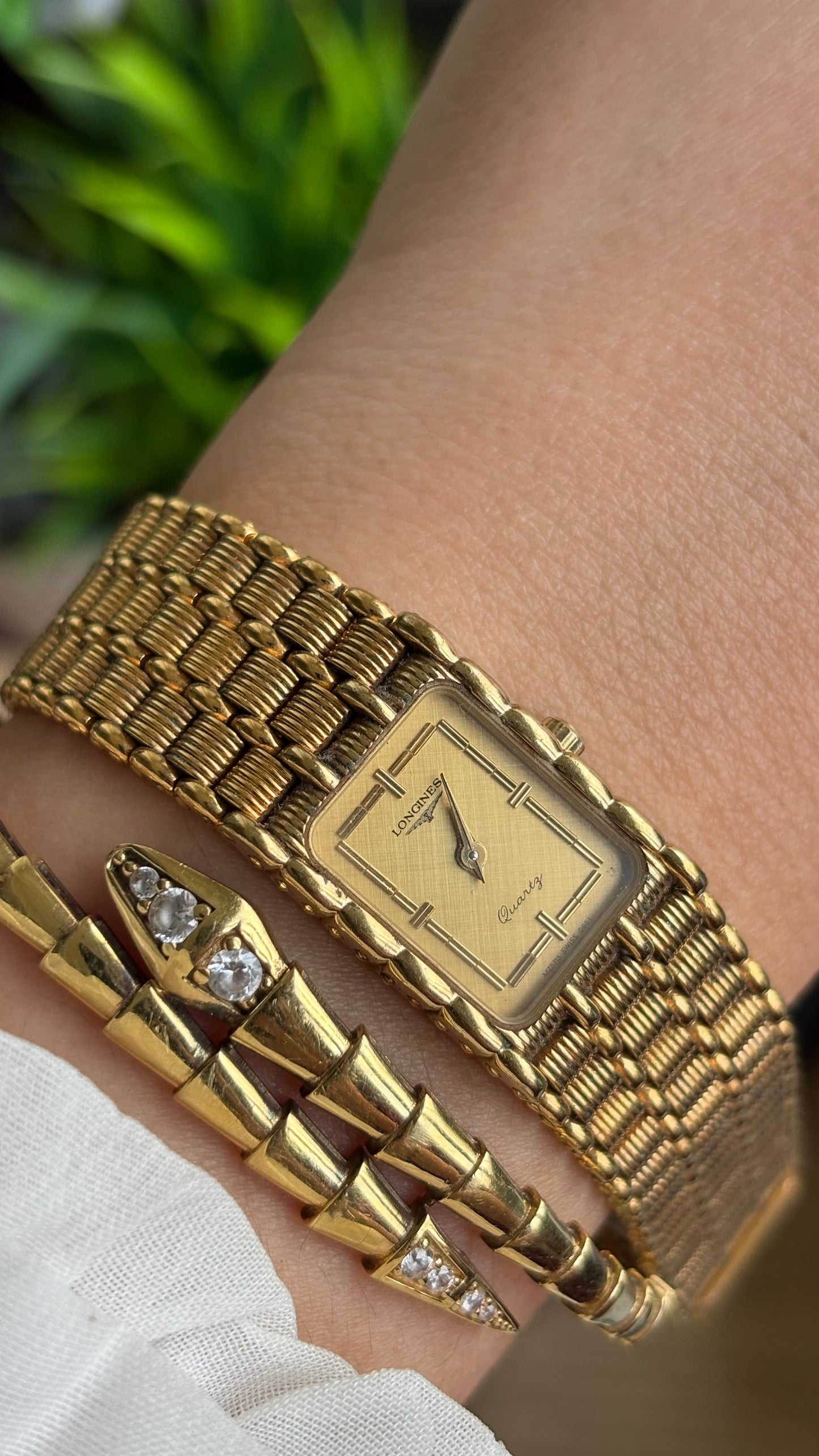 Vintage Longines Gold-filled Dress Watch in Gold Tone Textured Dial with Original Box