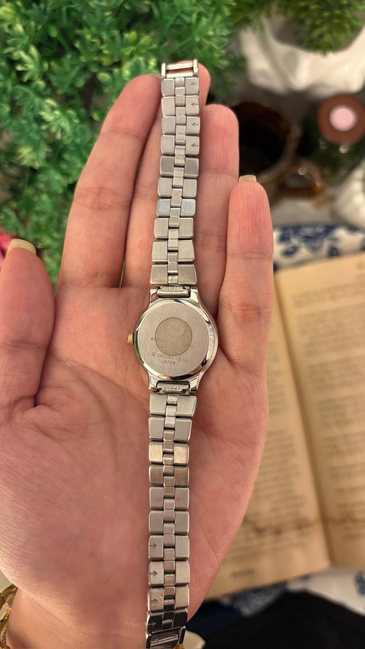 Rare Vintage Sentimental Graffiti YOU Orient Seiko Watch in Two-Tone Quartz