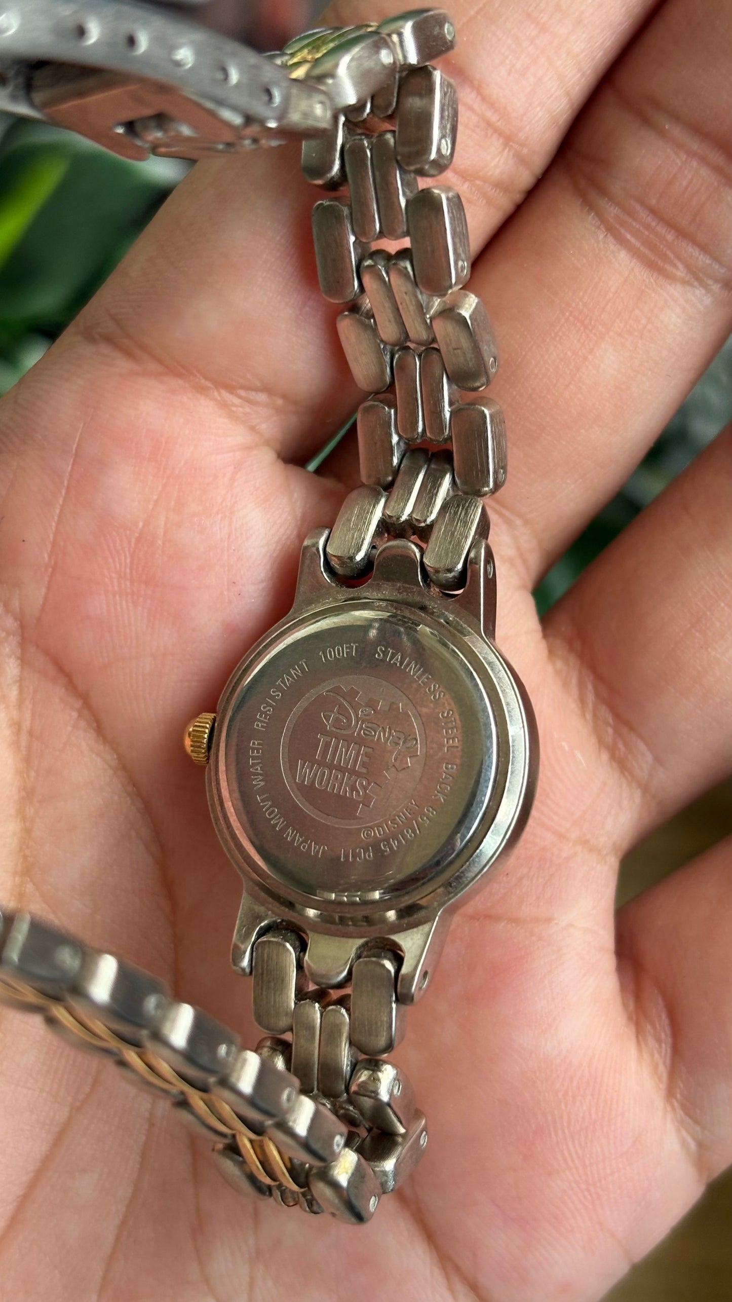 Vintage Disney Mickey Mouse Watch in Two-Tone