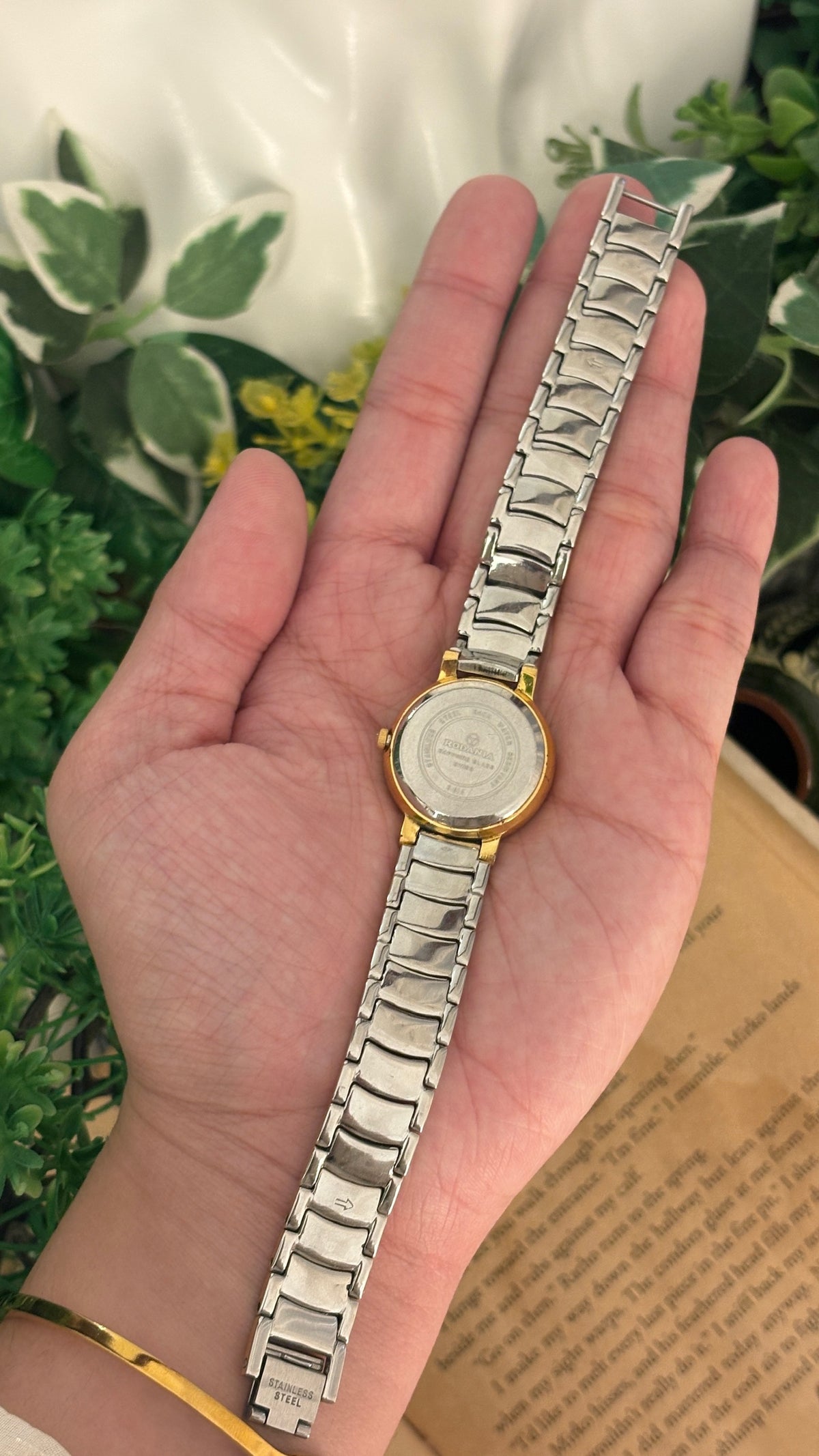 Rare Vintage Rodania Classic Dress Watch in Two-Tone Quartz