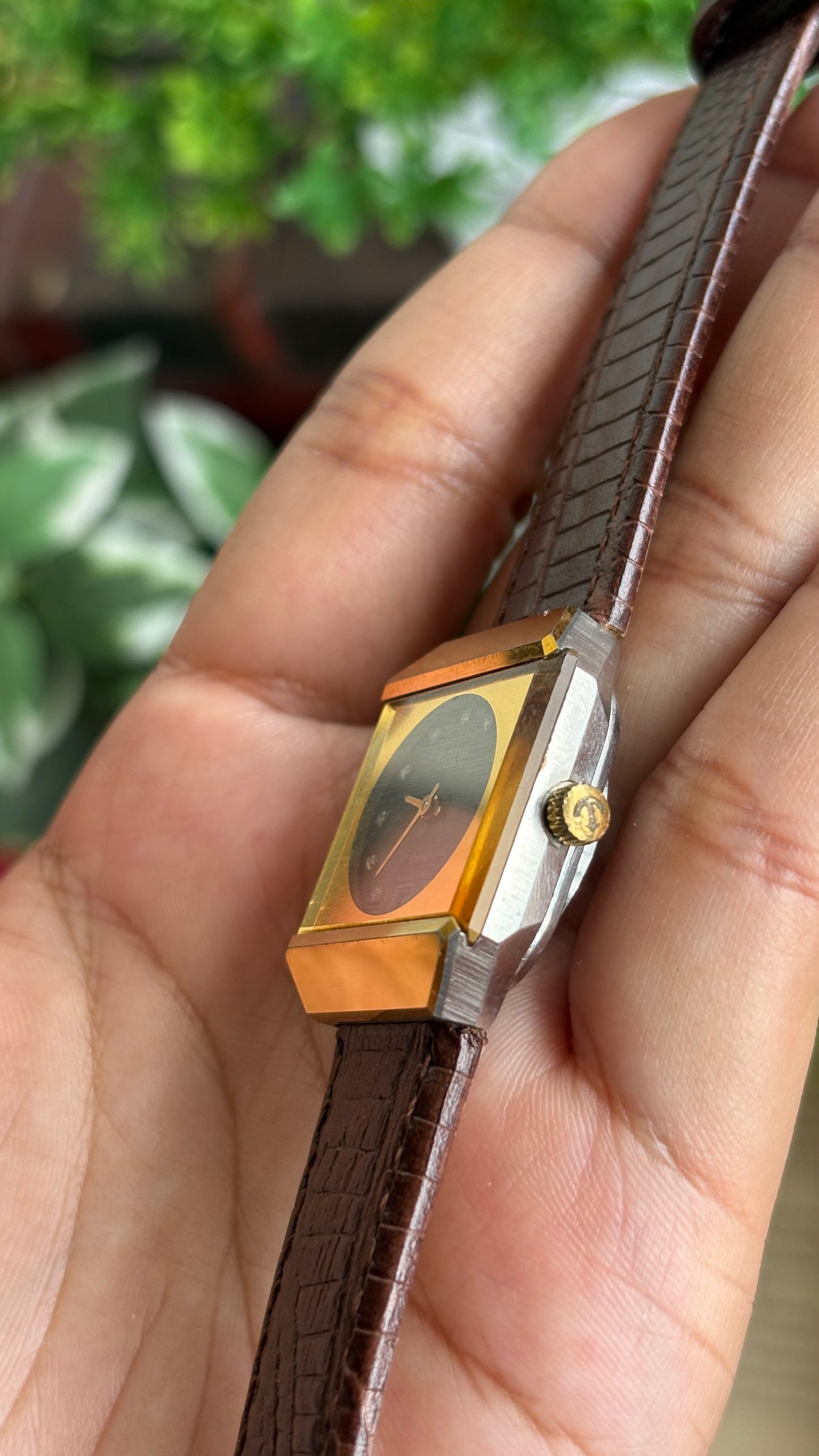 Vintage RADO Automatic Women’s Dress Watch in Brown Leather Strap