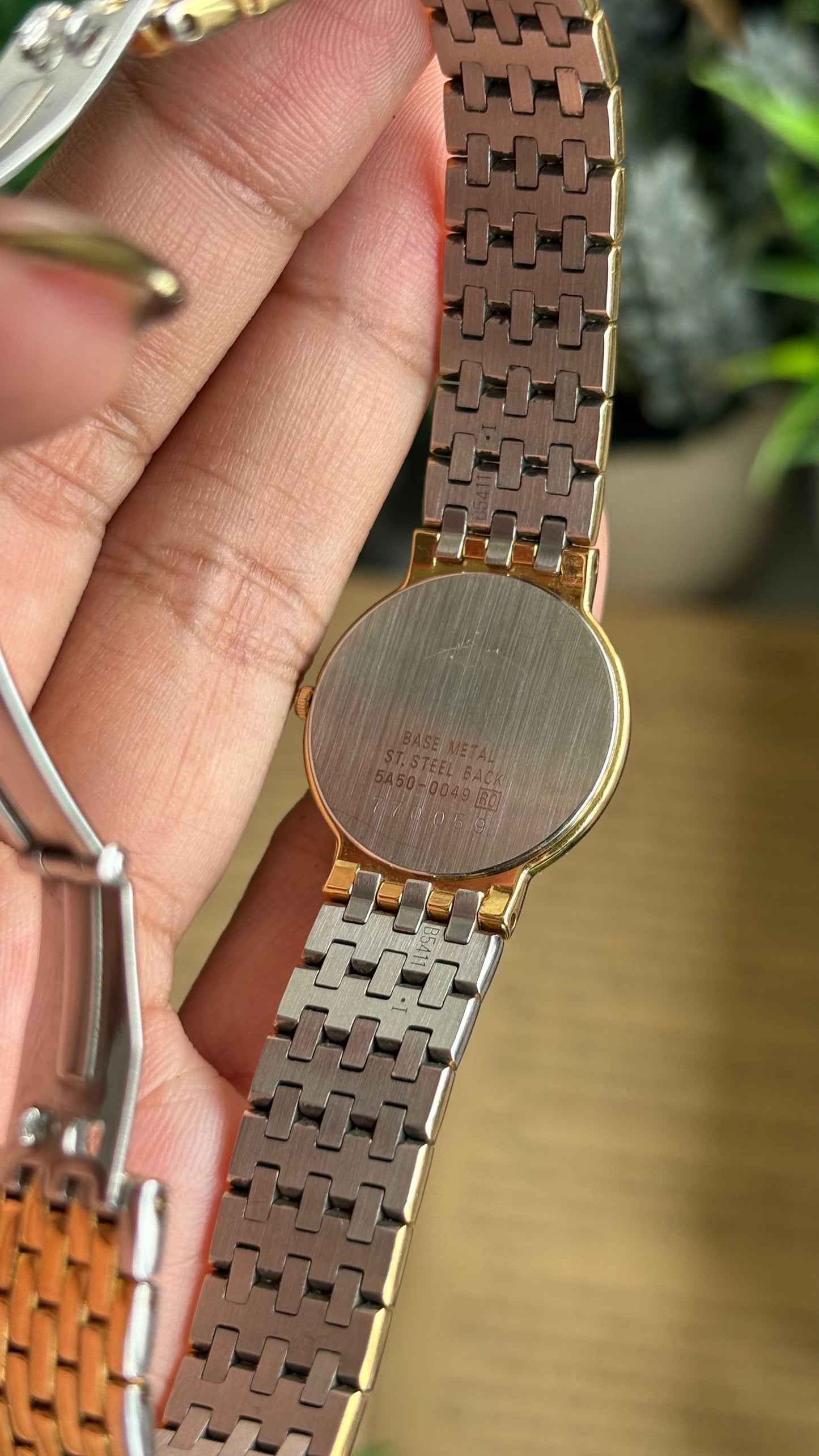Vintage Seiko Lassale Watch in Gold Tone Thin Dial