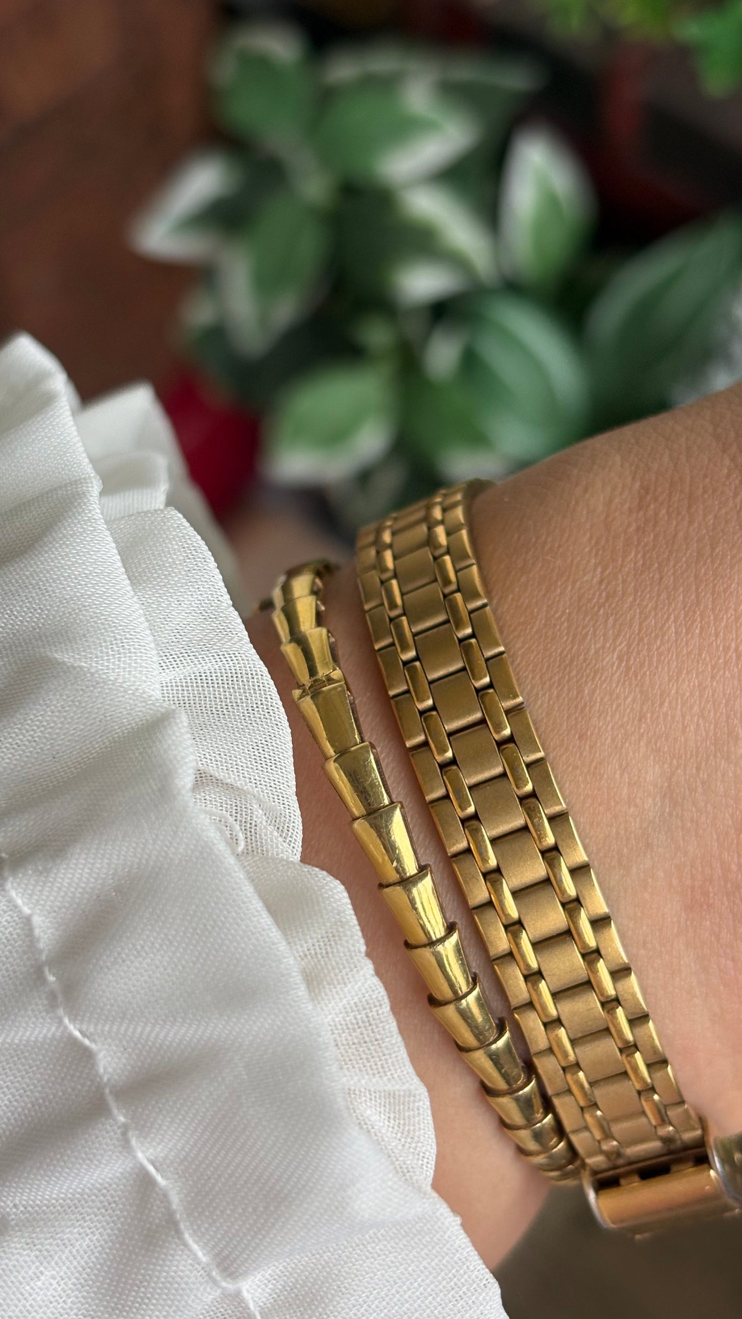 Vintage Caravelle by Bulova Mini Classic Dress Watch in Gold Tone