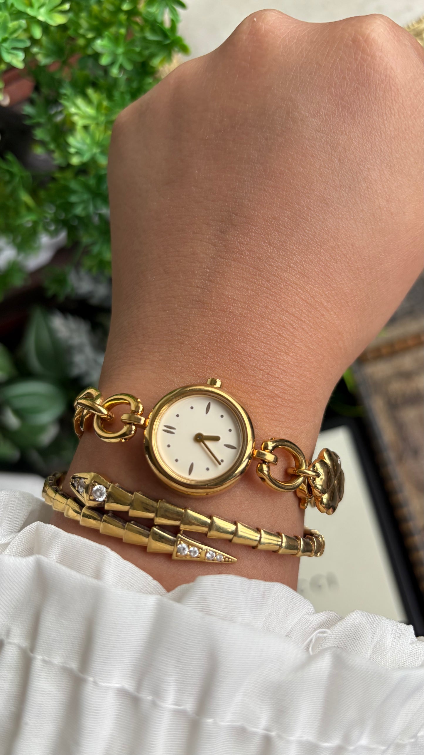 Vintage Citizen Noevir Charm Watch in Gold Tone