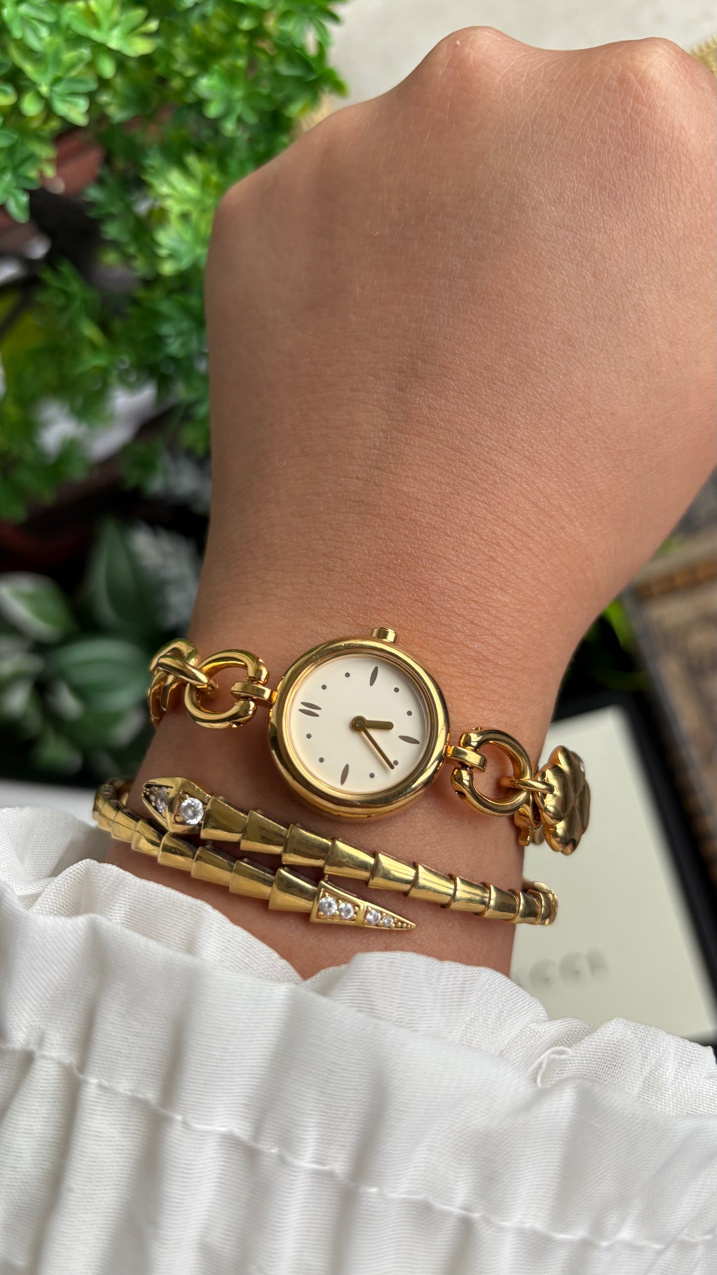 Vintage Citizen Noevir Charm Watch in Gold Tone