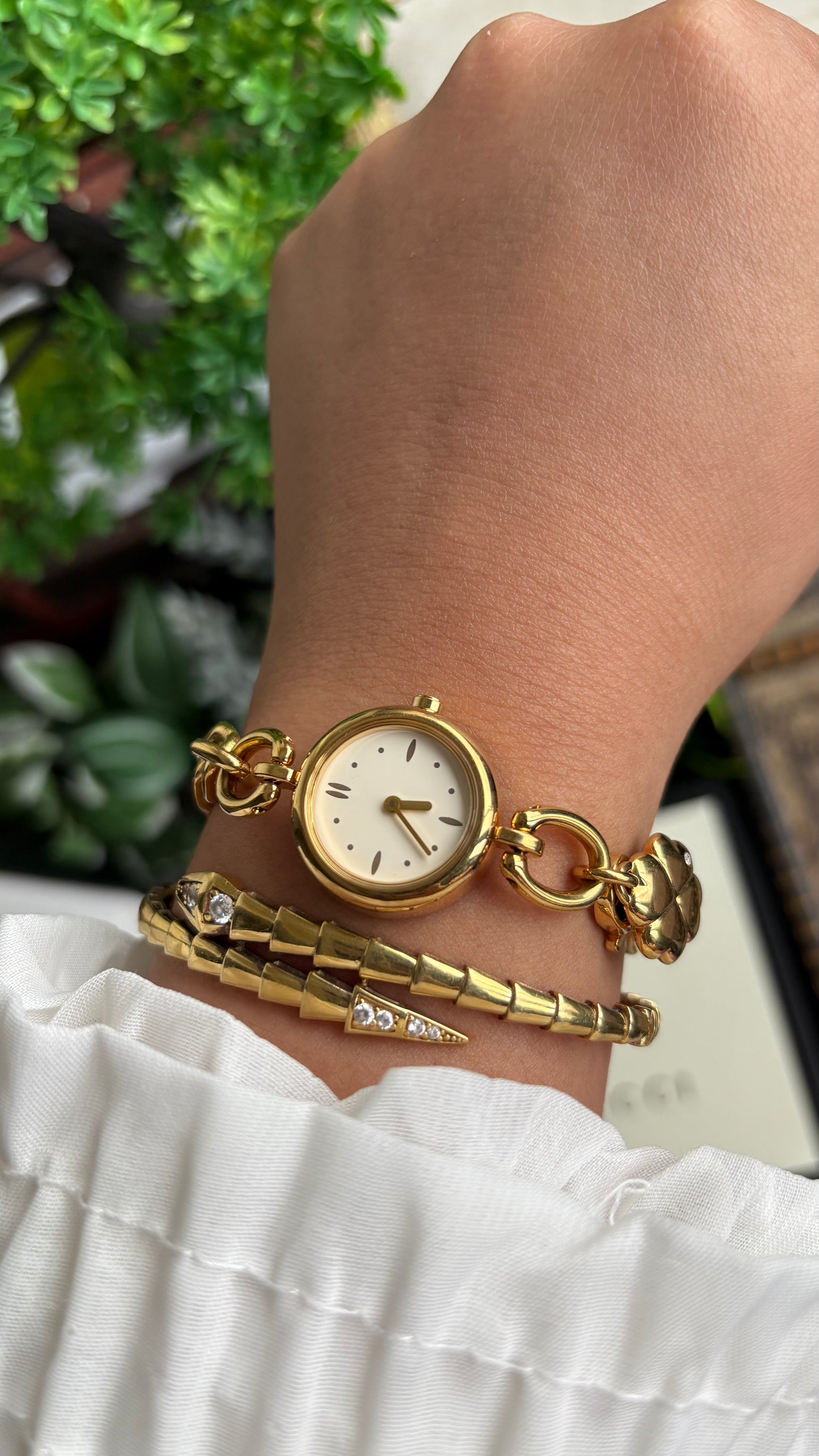 Vintage Citizen Noevir Charm Watch in Gold Tone