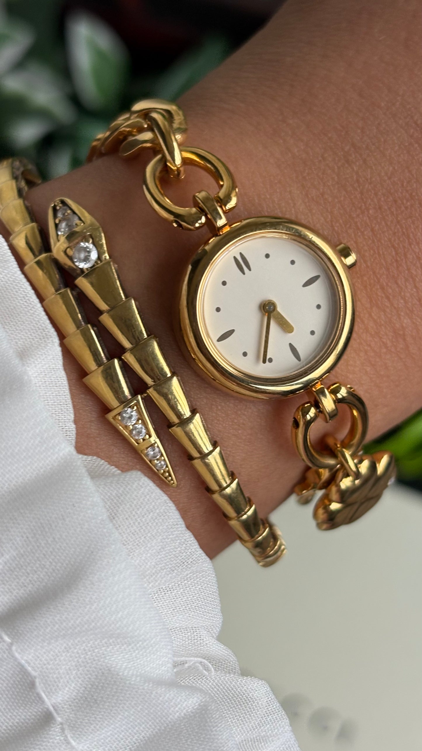 Vintage Citizen Noevir Charm Watch in Gold Tone