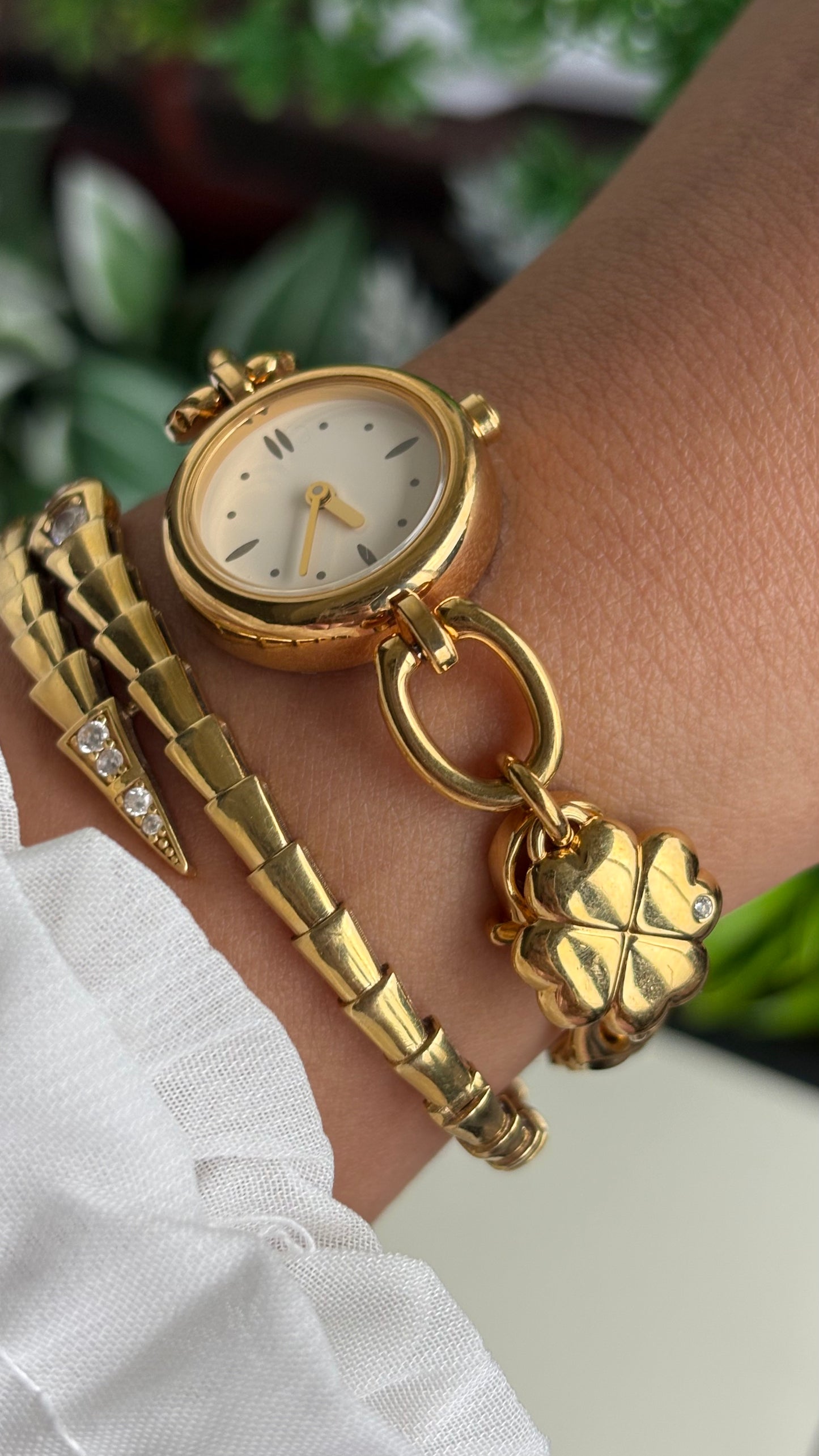 Vintage Citizen Noevir Charm Watch in Gold Tone