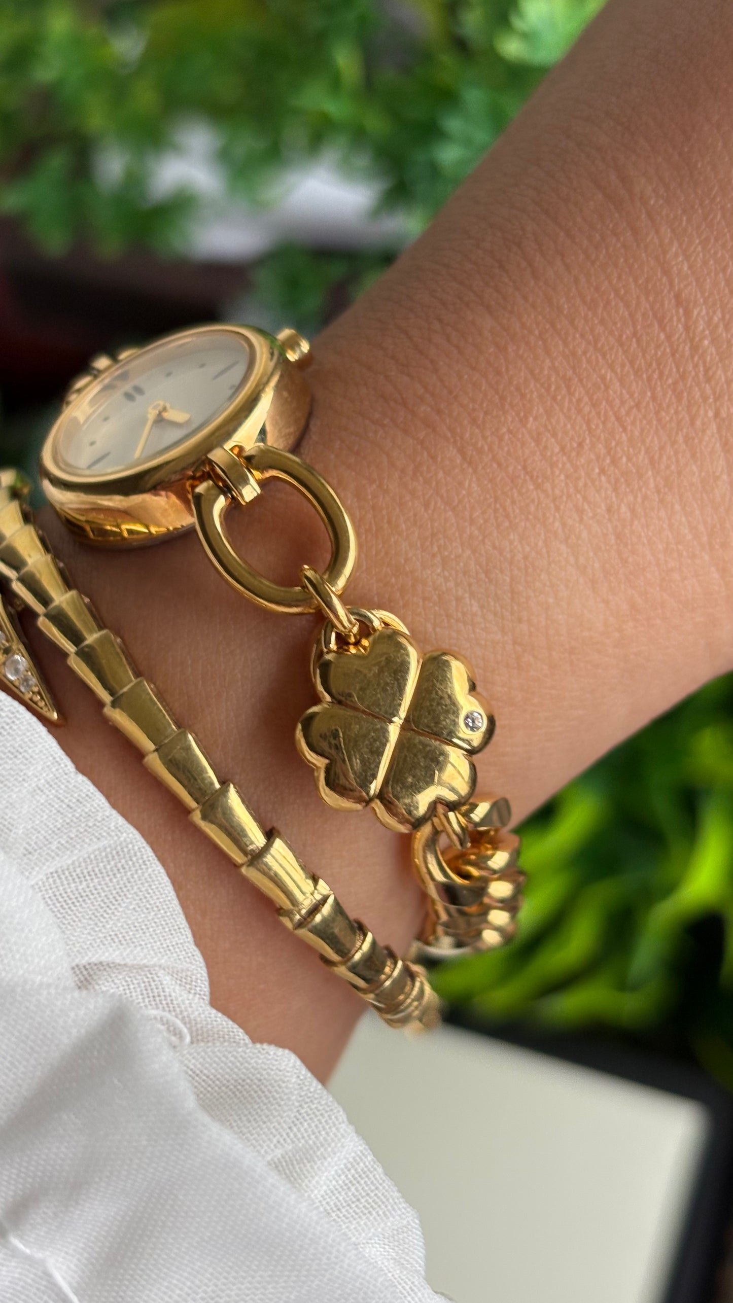 Vintage Citizen Noevir Charm Watch in Gold Tone