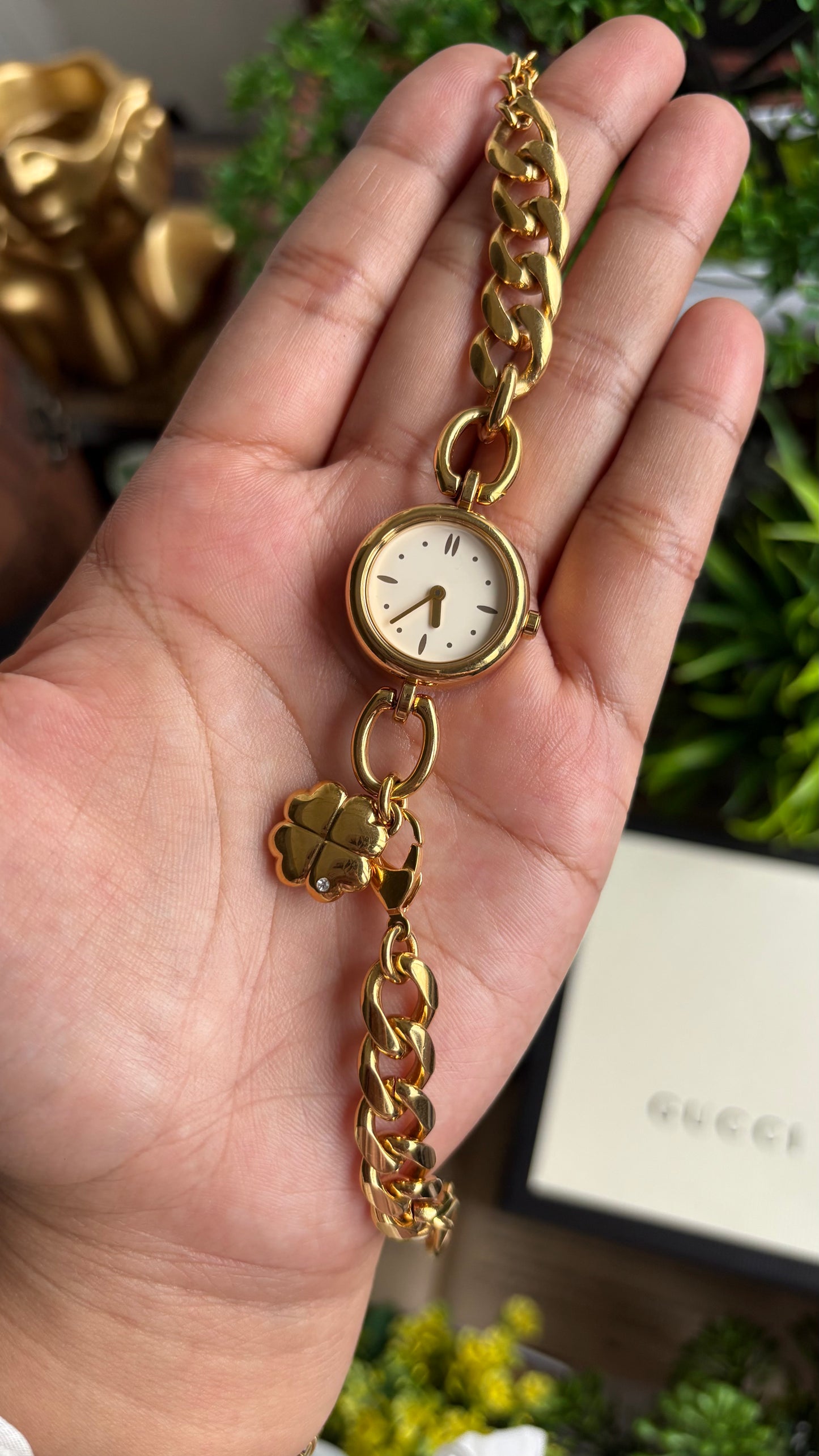 Vintage Citizen Noevir Charm Watch in Gold Tone