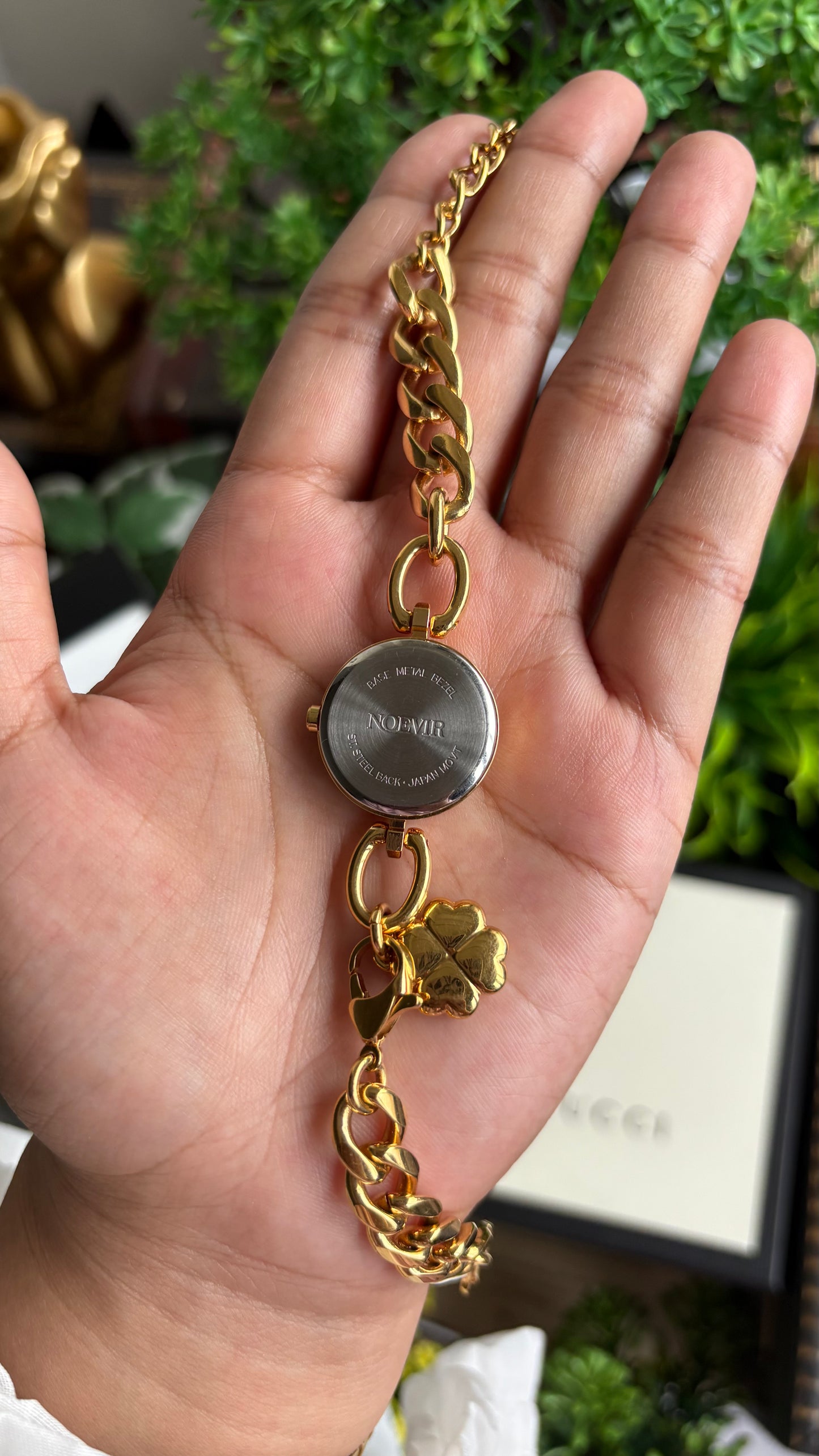 Vintage Citizen Noevir Charm Watch in Gold Tone