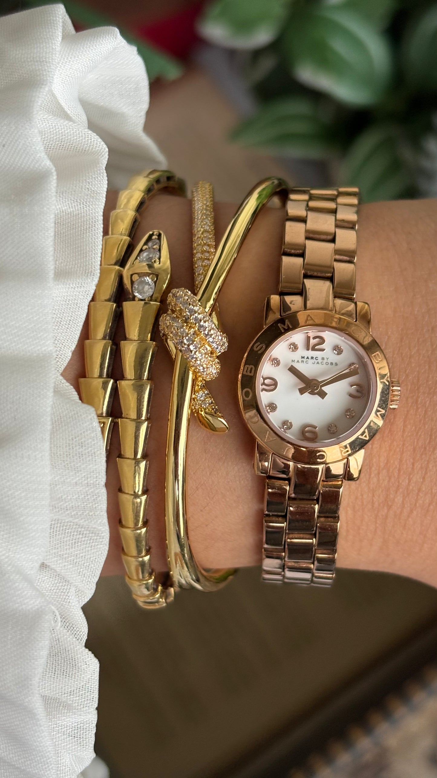 Vintage Dainty Marc by Marc Jacobs Watch in Rose Gold Tone