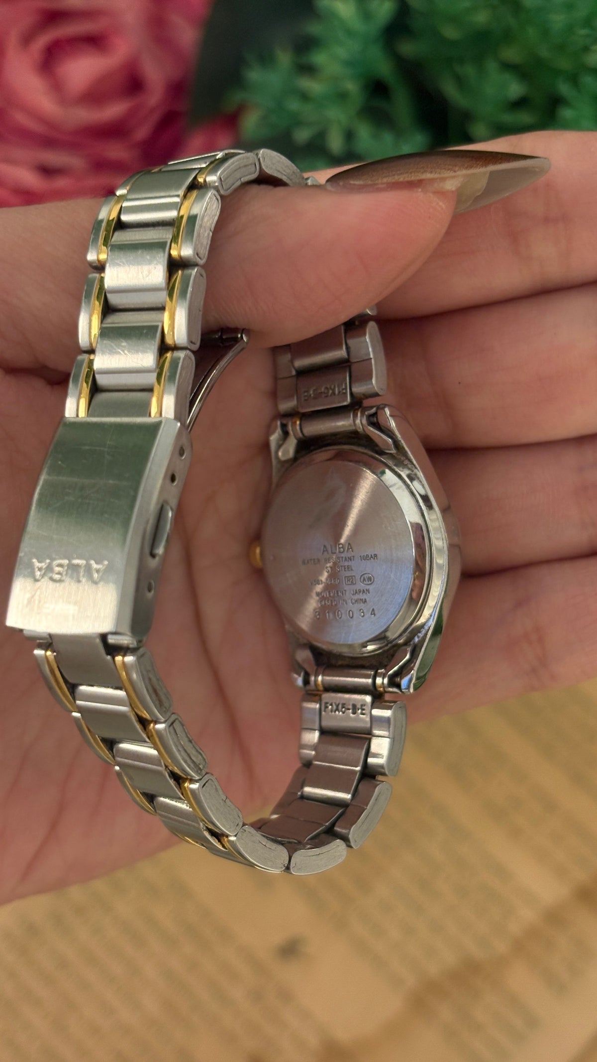 Rare Vintage Alba Seiko Classic Watch in Two-Tone Quartz