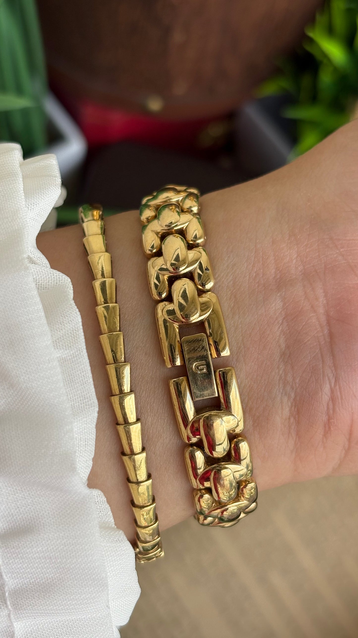 Extremely Rare Vintage Gruen Diamond Bejeweled Watch in Gold Tone Sapphire Crown