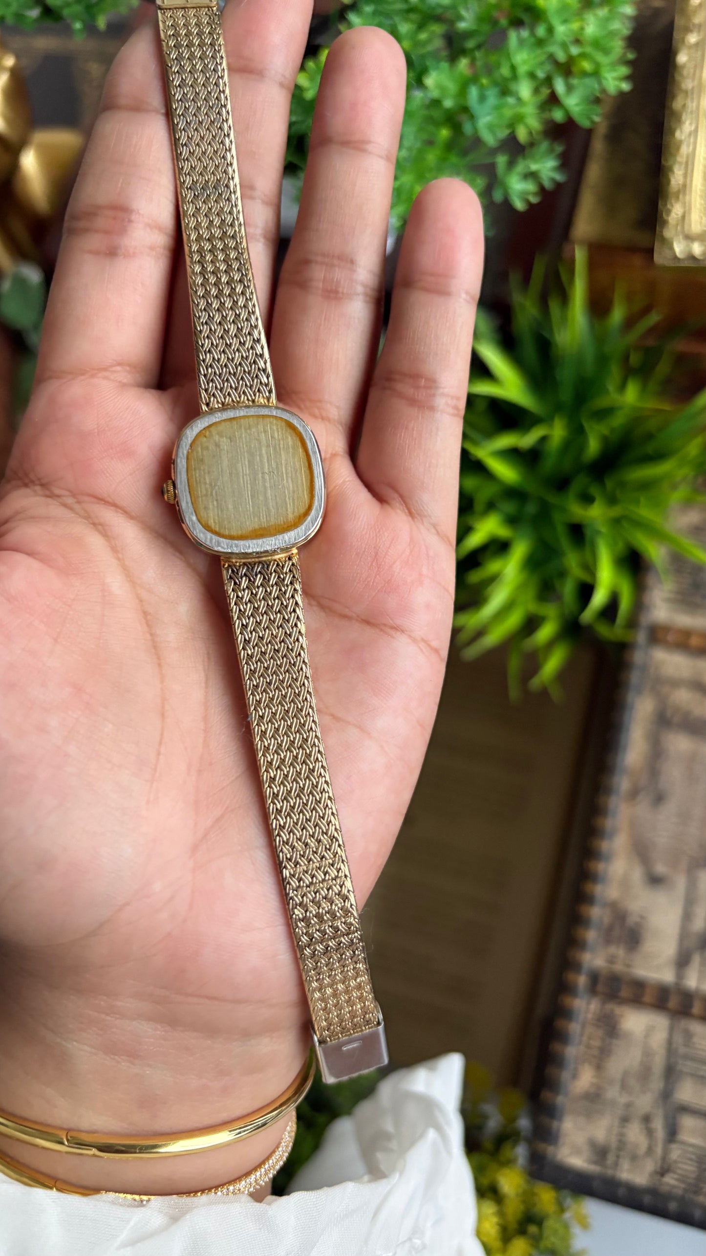 Vintage Valentino Watch in Gold Tone