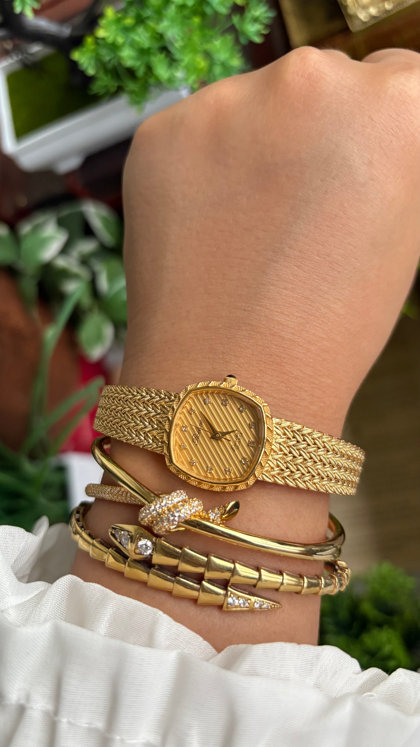 Vintage Rolene Excellent Watch in Gold Tone