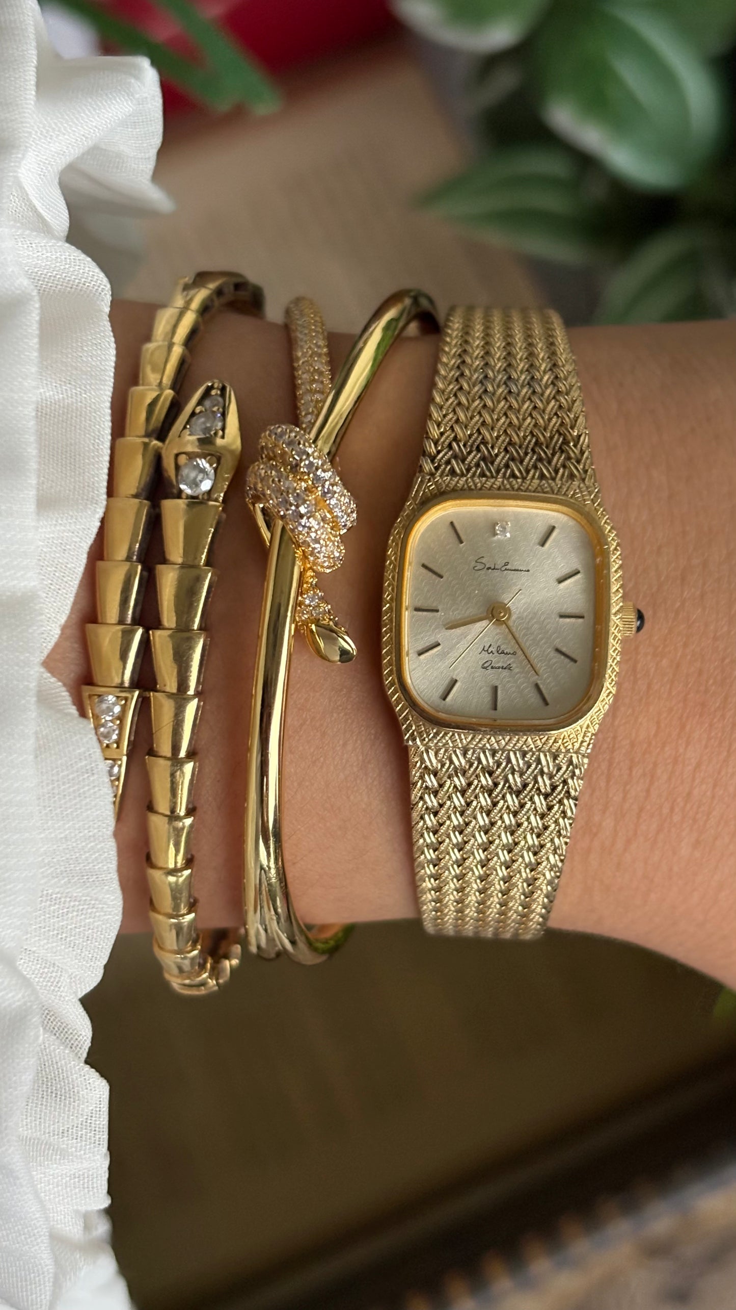 Vintage Sordi Ermanno Milano Watch in Gold Tone