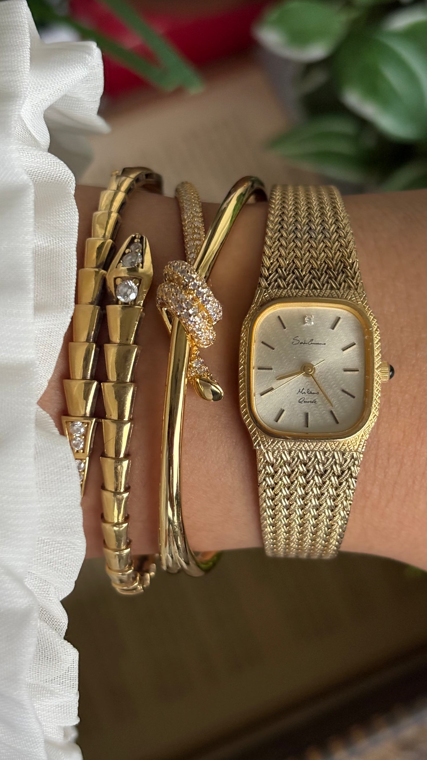 Vintage Sordi Ermanno Milano Watch in Gold Tone