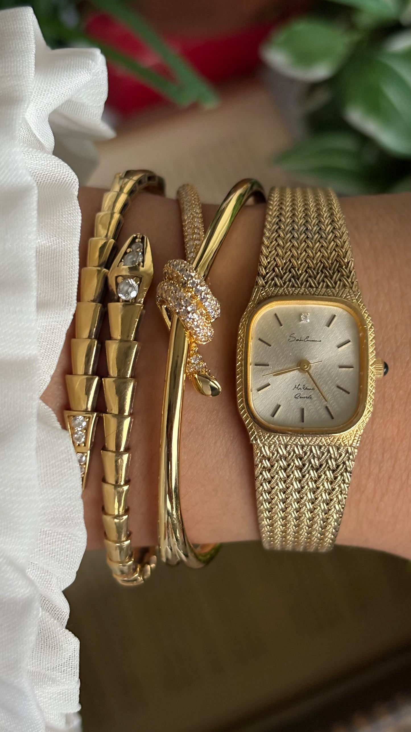 Vintage Sordi Ermanno Milano Watch in Gold Tone