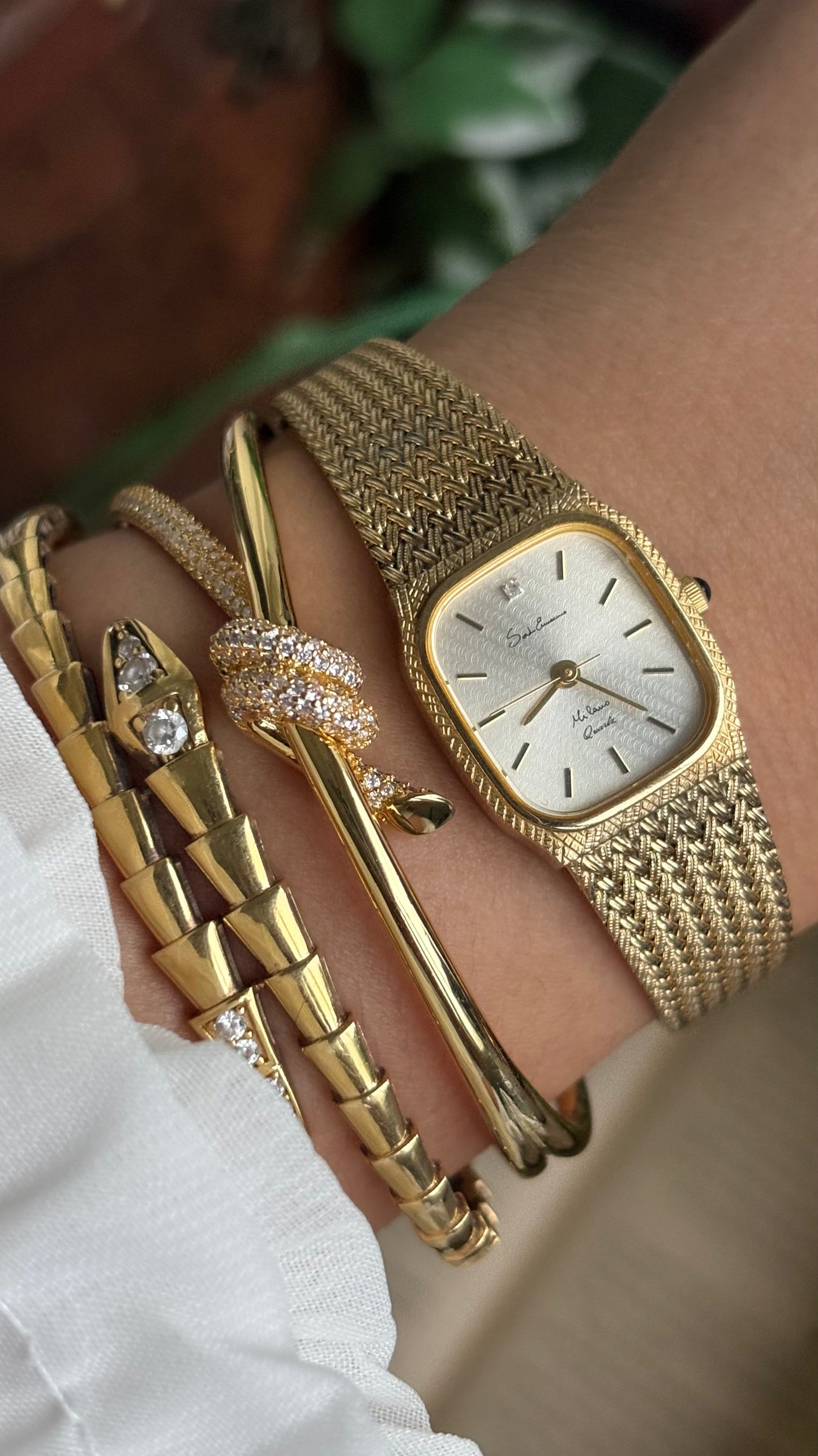 Vintage Sordi Ermanno Milano Watch in Gold Tone
