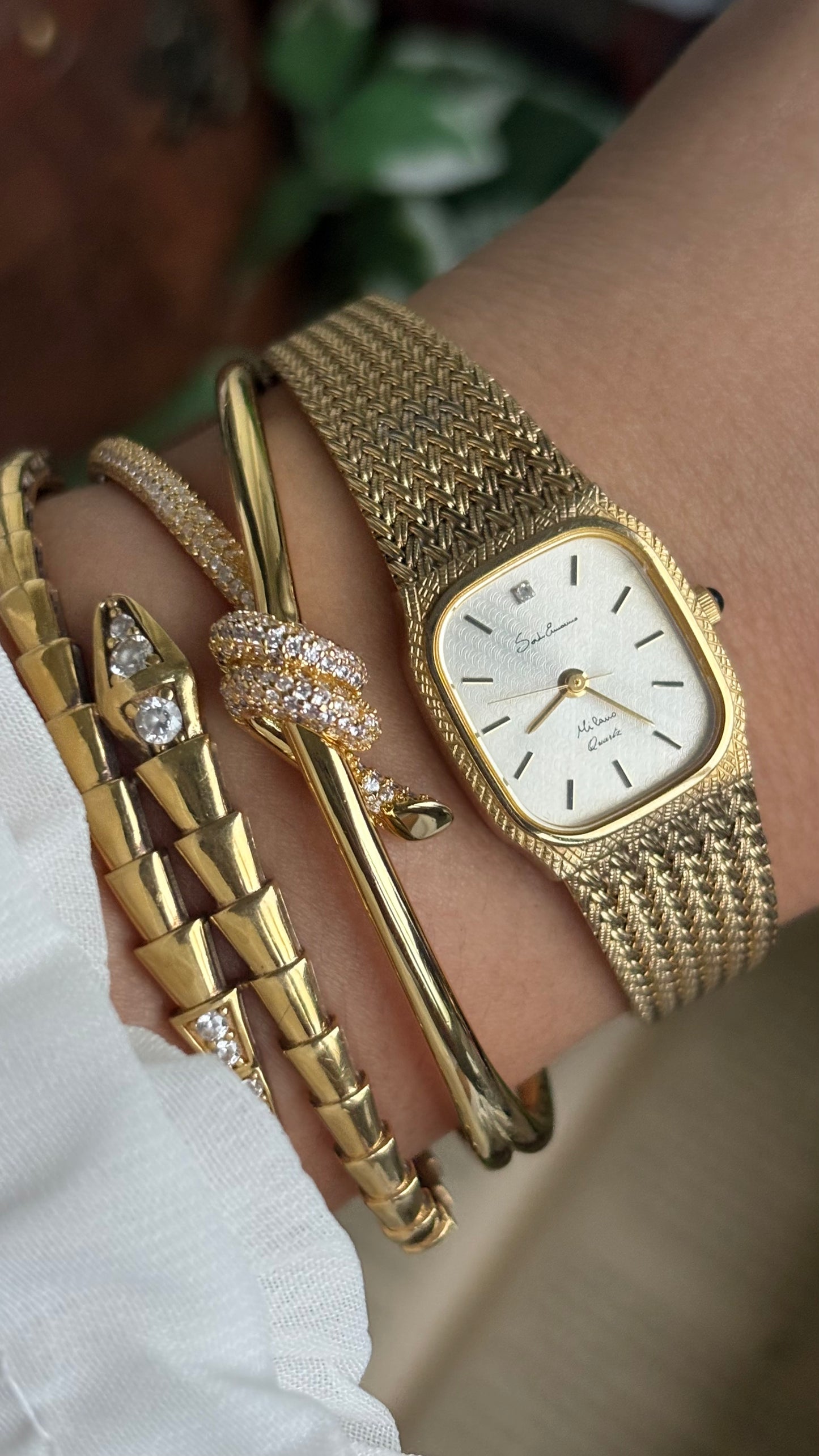 Vintage Sordi Ermanno Milano Watch in Gold Tone