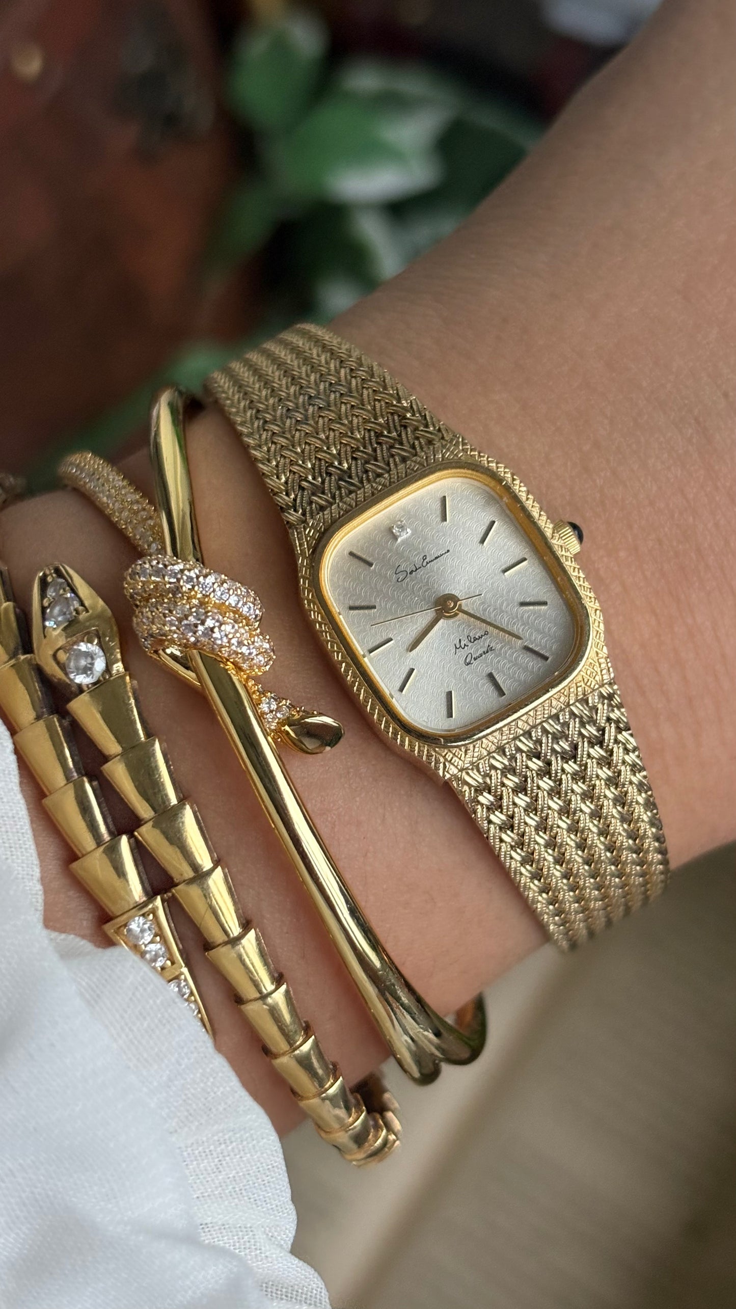 Vintage Sordi Ermanno Milano Watch in Gold Tone