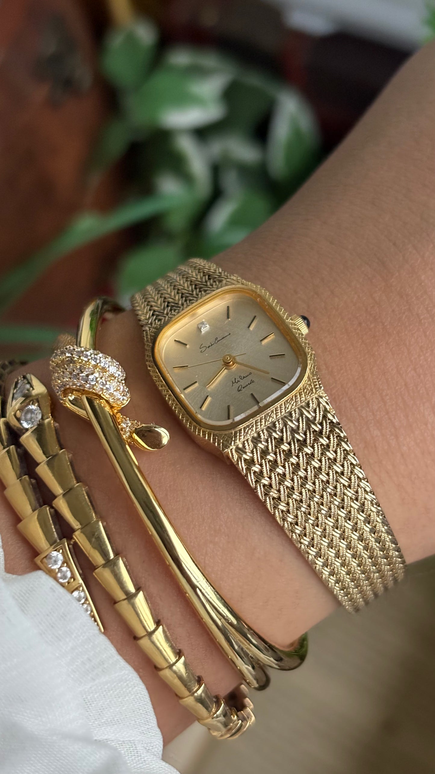 Vintage Sordi Ermanno Milano Watch in Gold Tone
