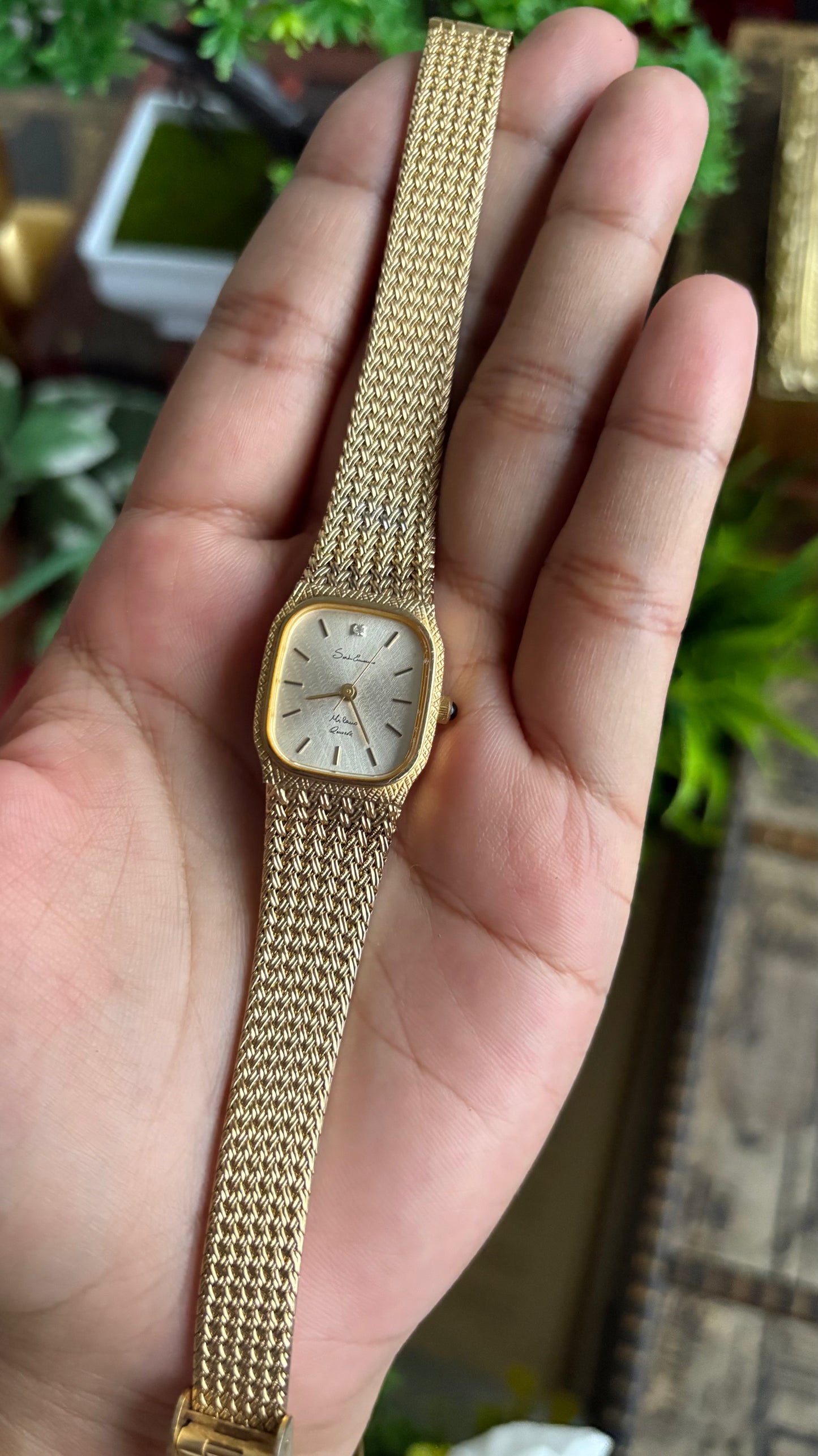 Vintage Sordi Ermanno Milano Watch in Gold Tone