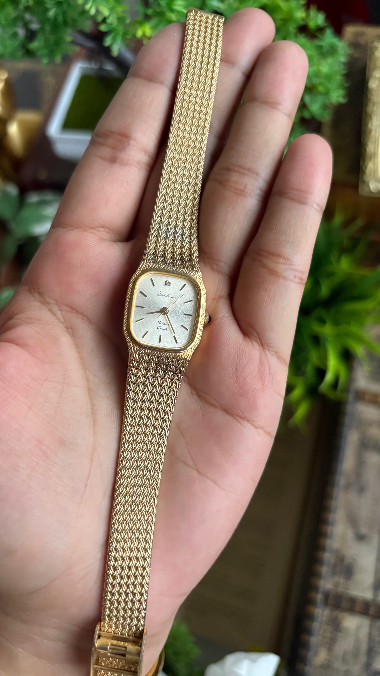 Vintage Sordi Ermanno Milano Watch in Gold Tone