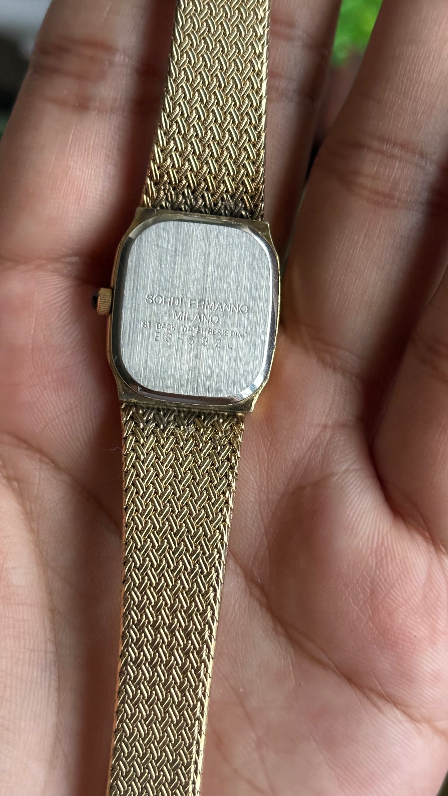 Vintage Sordi Ermanno Milano Watch in Gold Tone