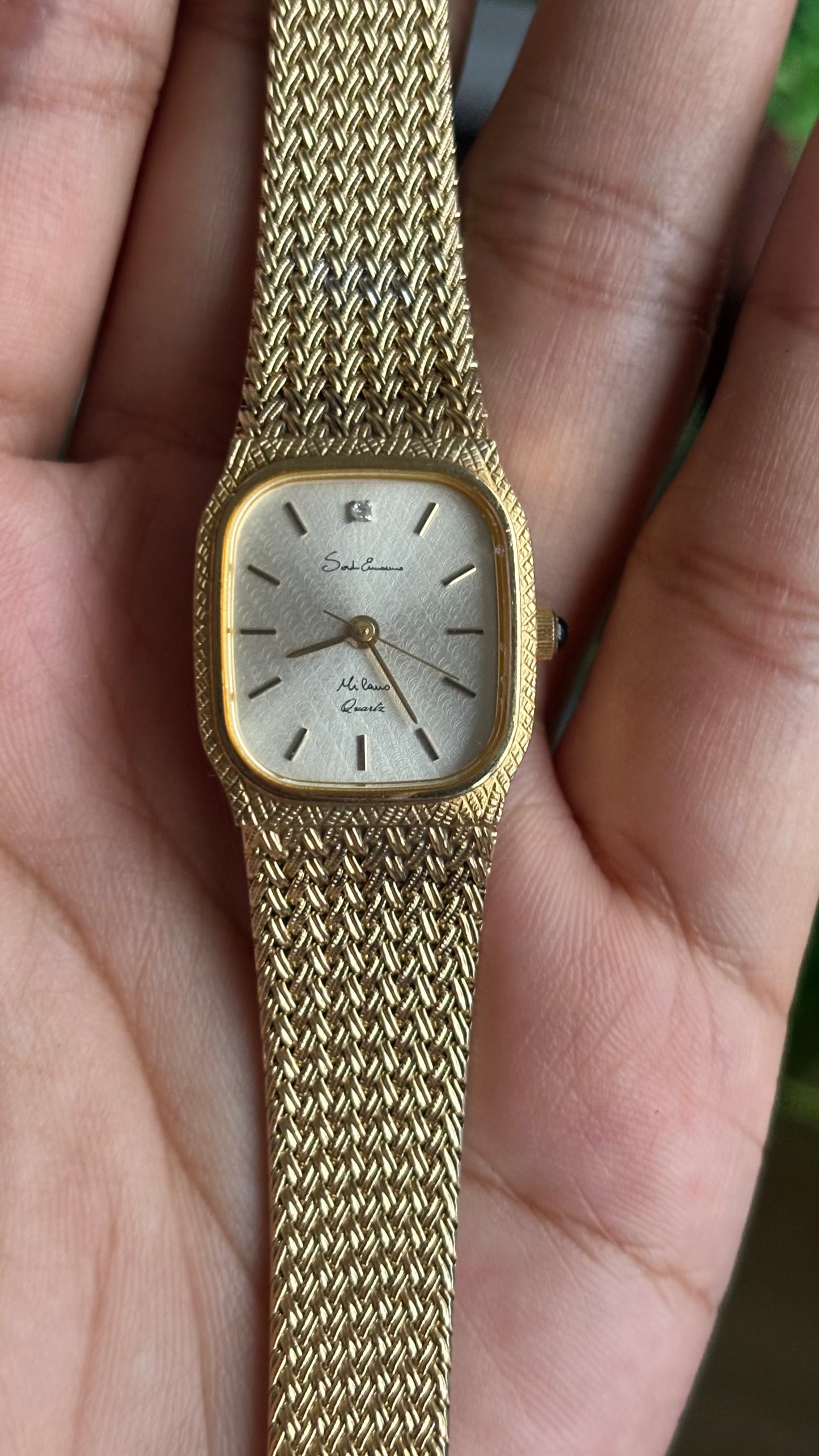 Vintage Sordi Ermanno Milano Watch in Gold Tone