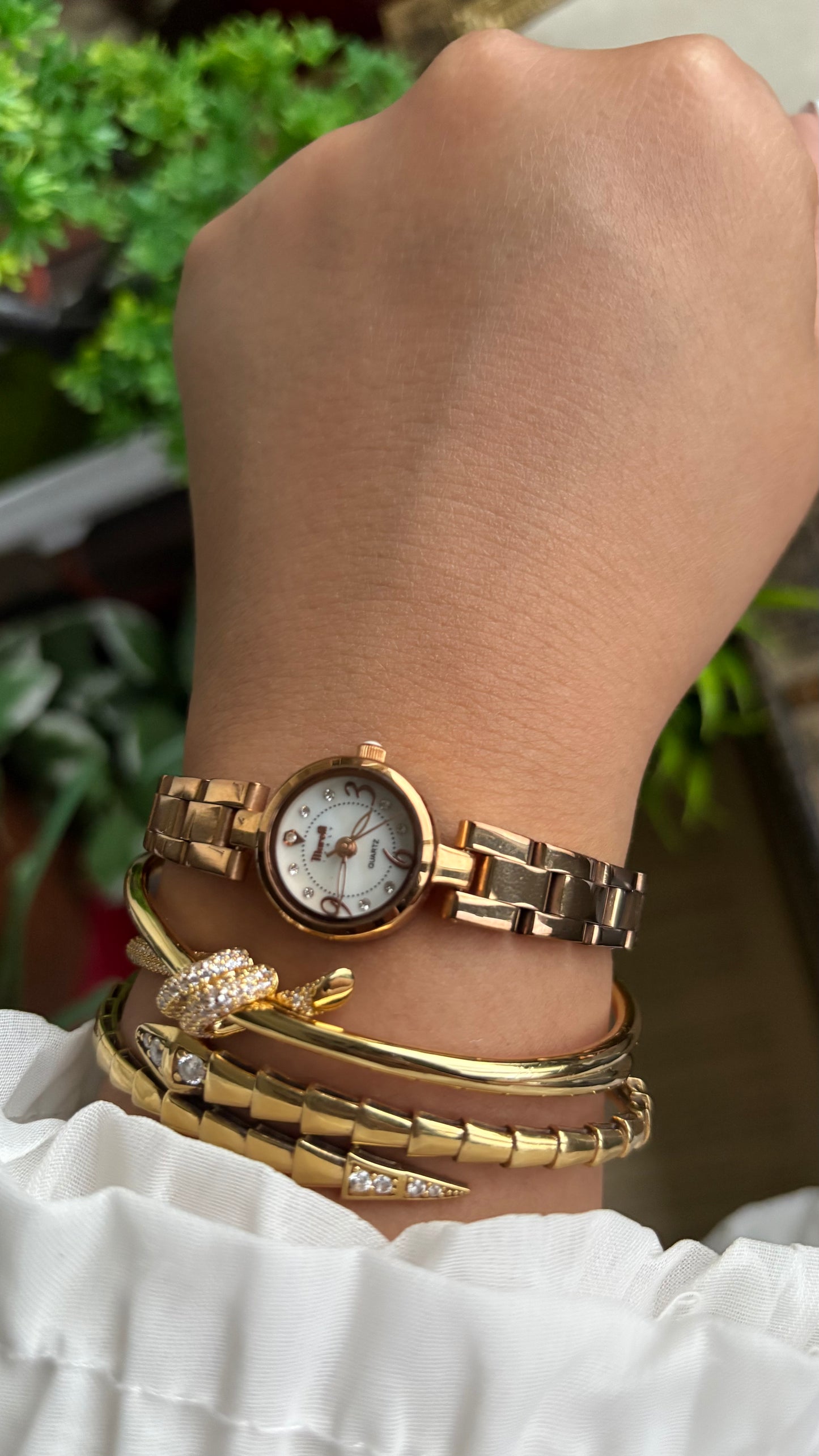 Vintage Marelli Italy Watch in Rose Gold Tone