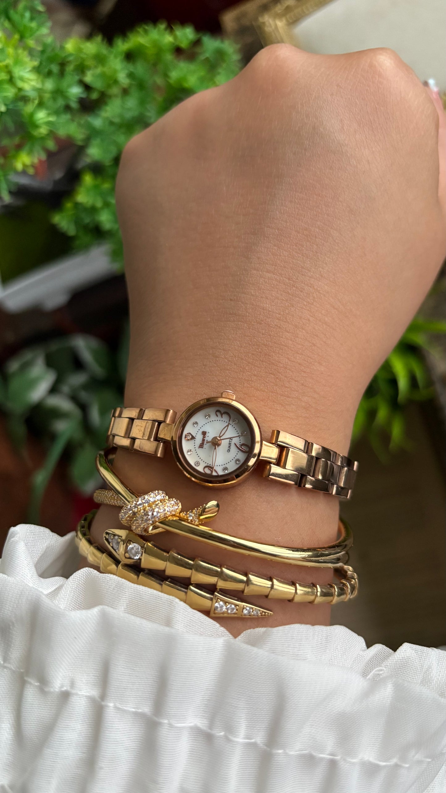 Vintage Marelli Italy Watch in Rose Gold Tone
