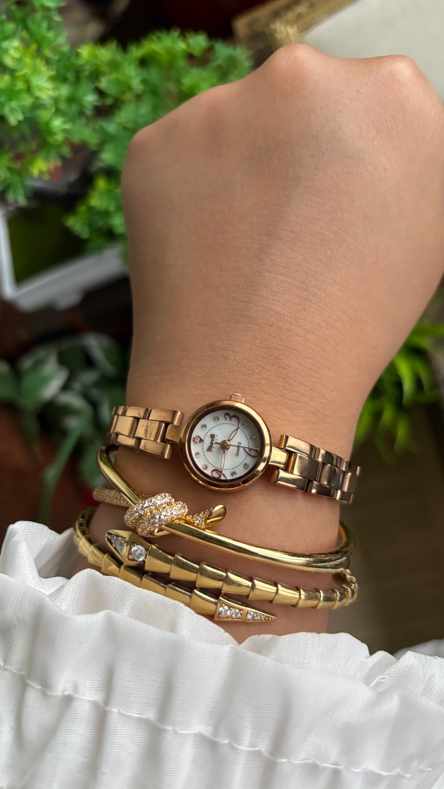 Vintage Marelli Italy Watch in Rose Gold Tone
