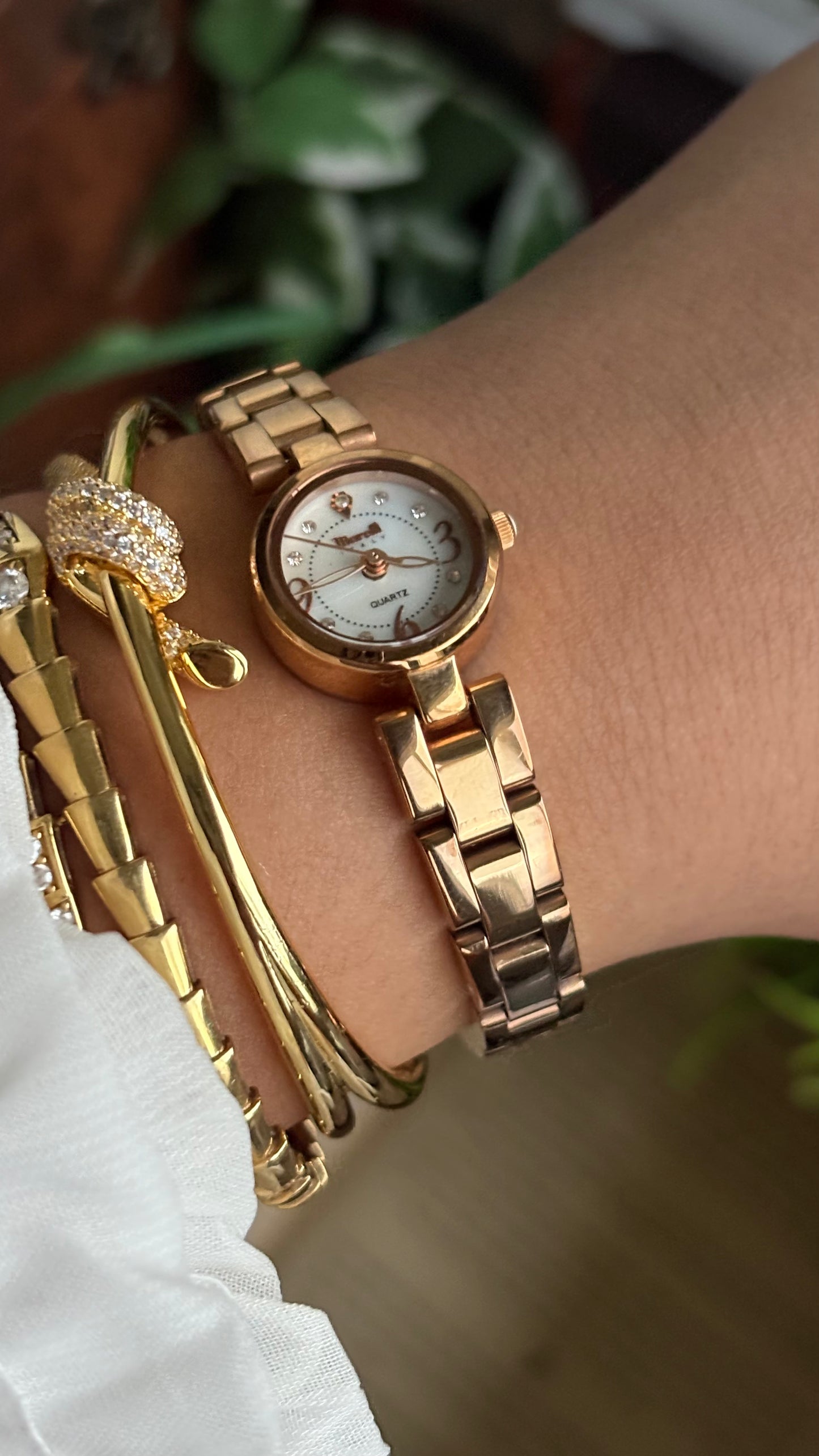 Vintage Marelli Italy Watch in Rose Gold Tone
