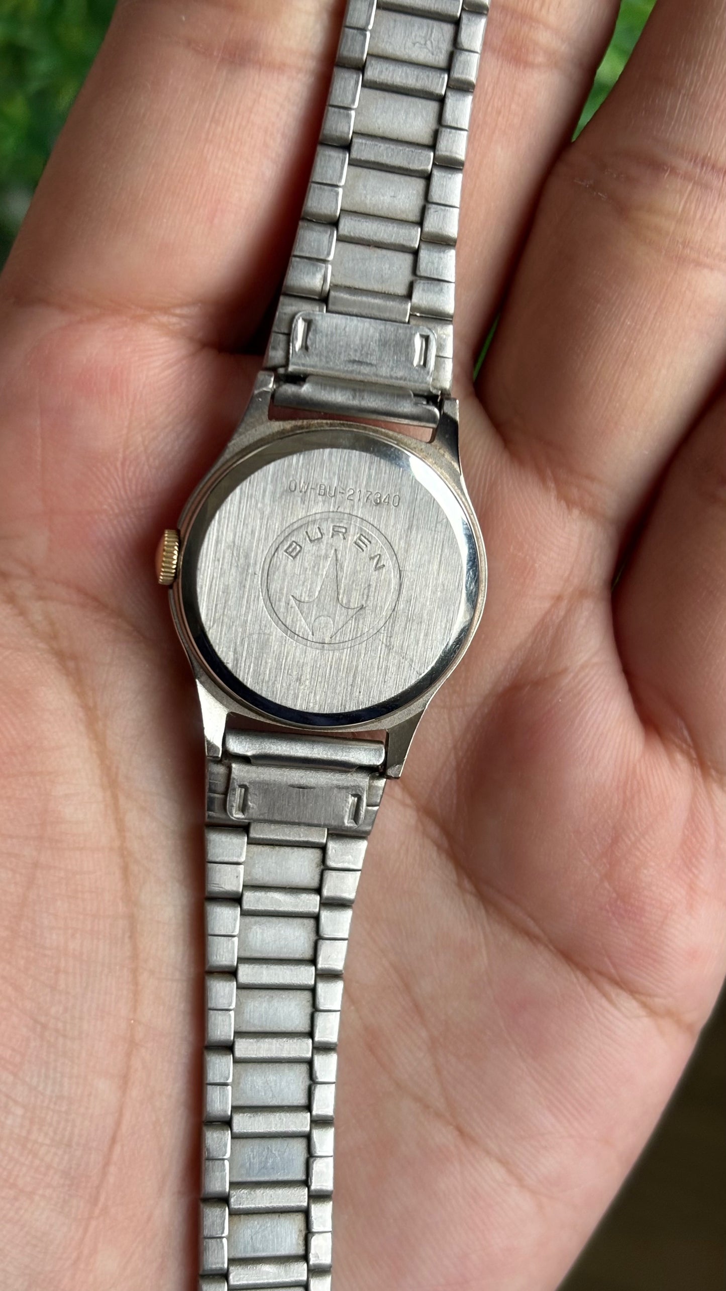 Vintage Buren Swiss Watch in Two-Tone