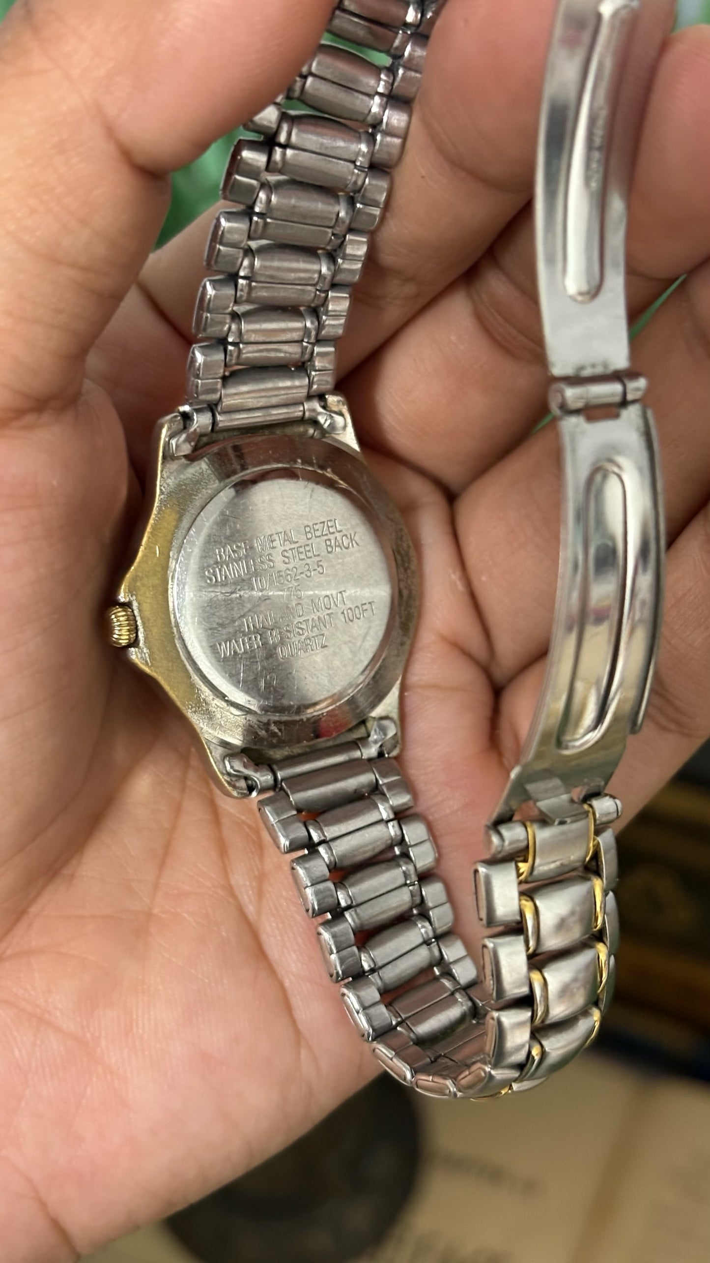 Vintage Anne Klein II Sports Watch in Two-Tone Quartz