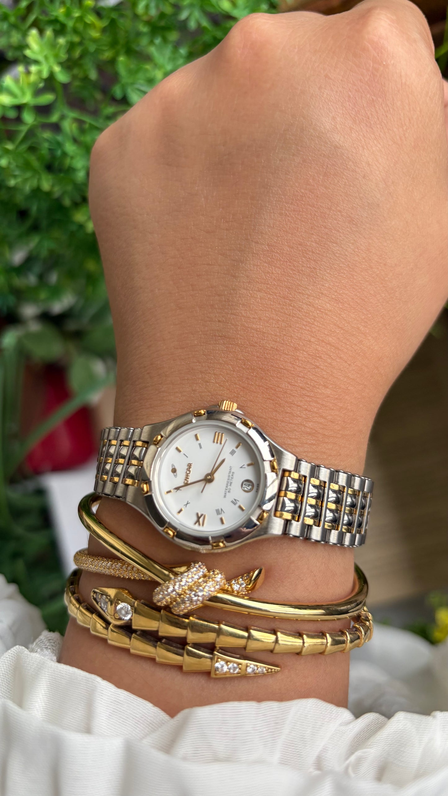 Vintage Enicar Swiss Watch in Two-Tone