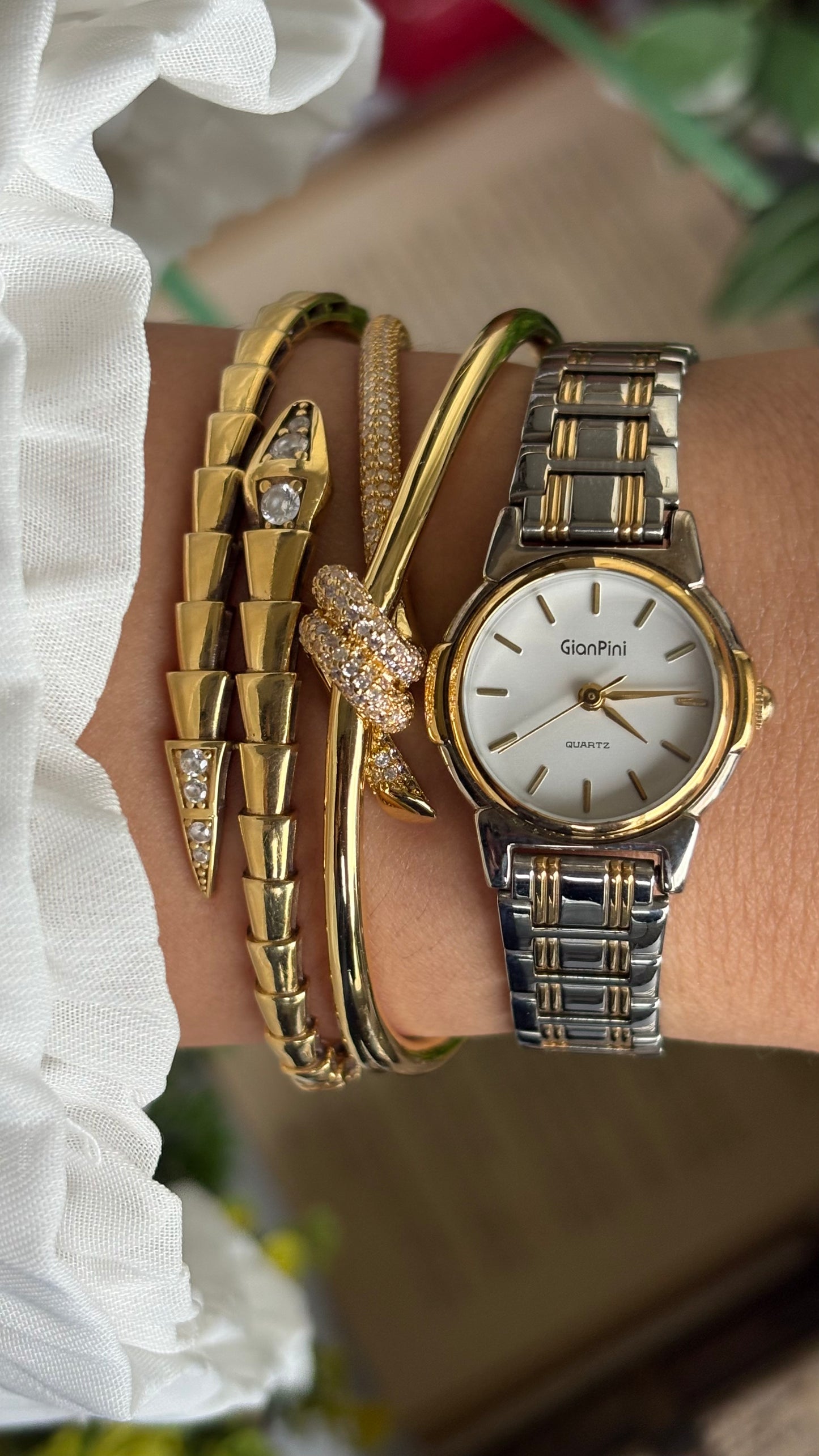 Vintage GianPini Watch in Two-Tone