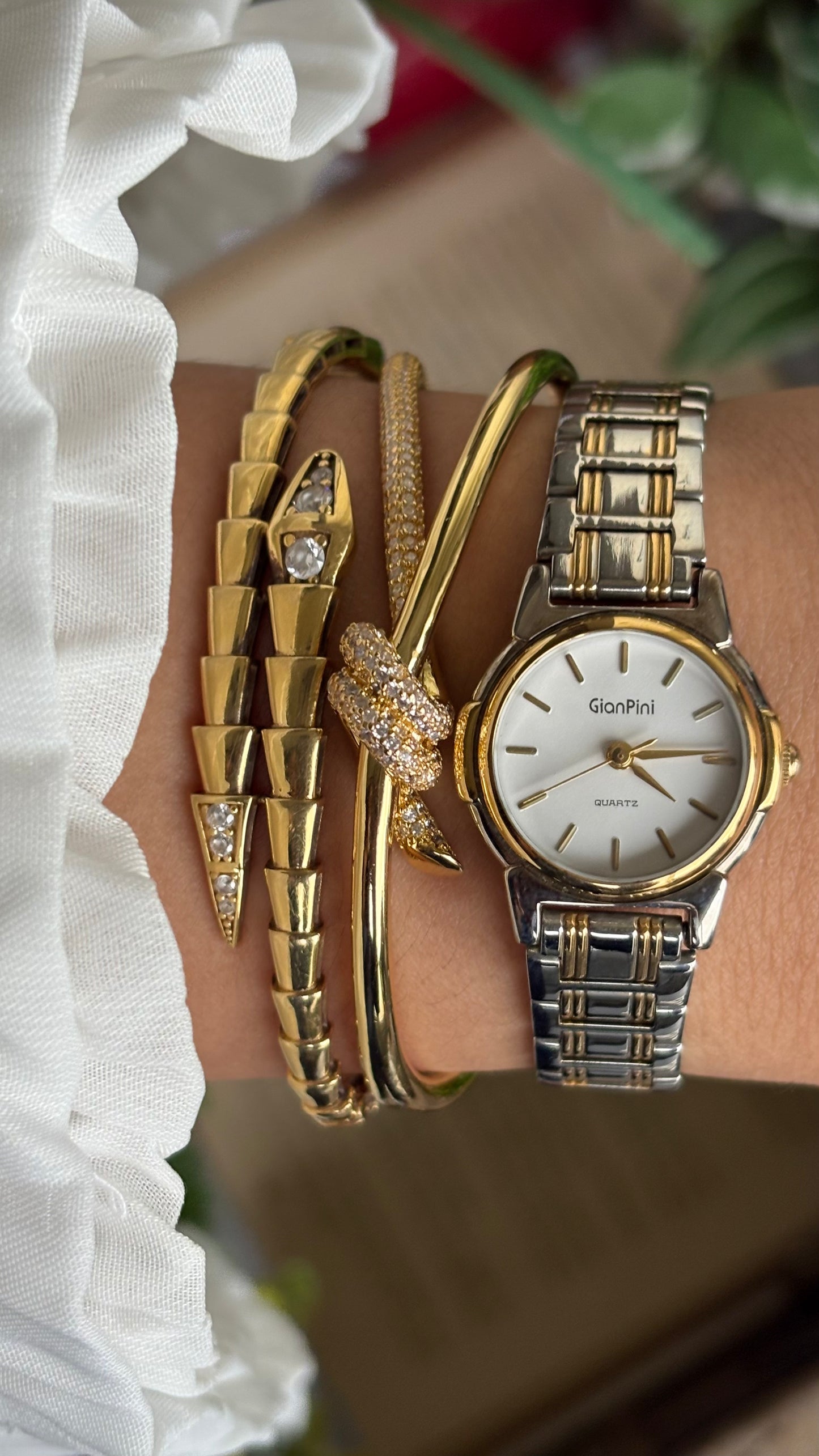 Vintage GianPini Watch in Two-Tone